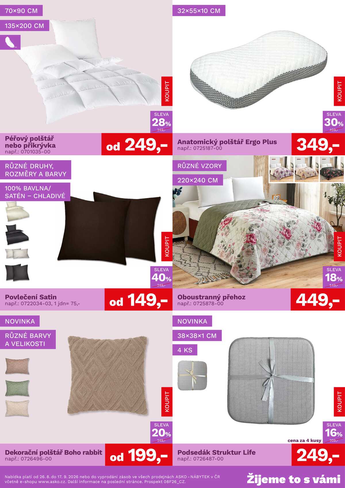 ASKO -NÁBYTEK Bytové doplňky  strana 3