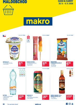 MAKRO Maloobchod od 26.8. do 8.9.2026