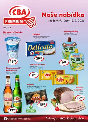 CBA Premium od 9.9. do 15.9.2026