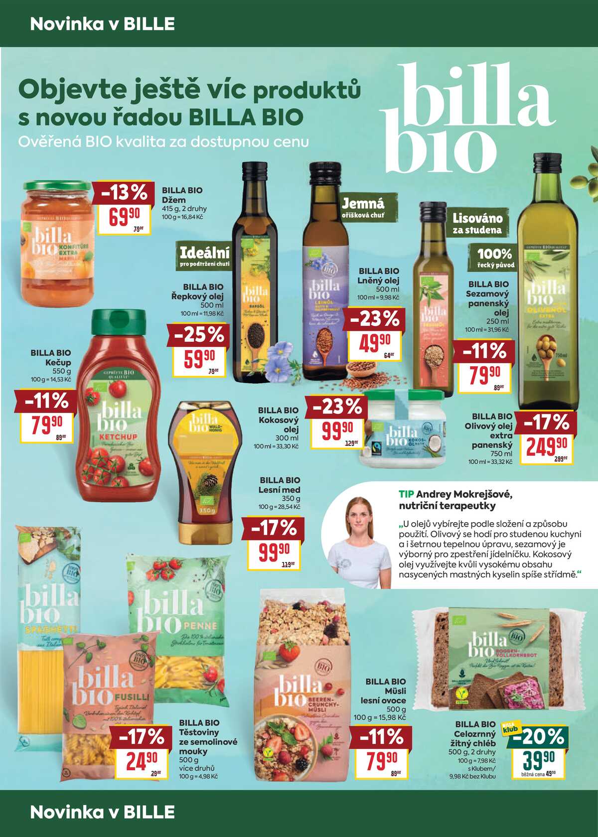 Billa katalog Bio od 2.9. do 29.9.2026 strana 5