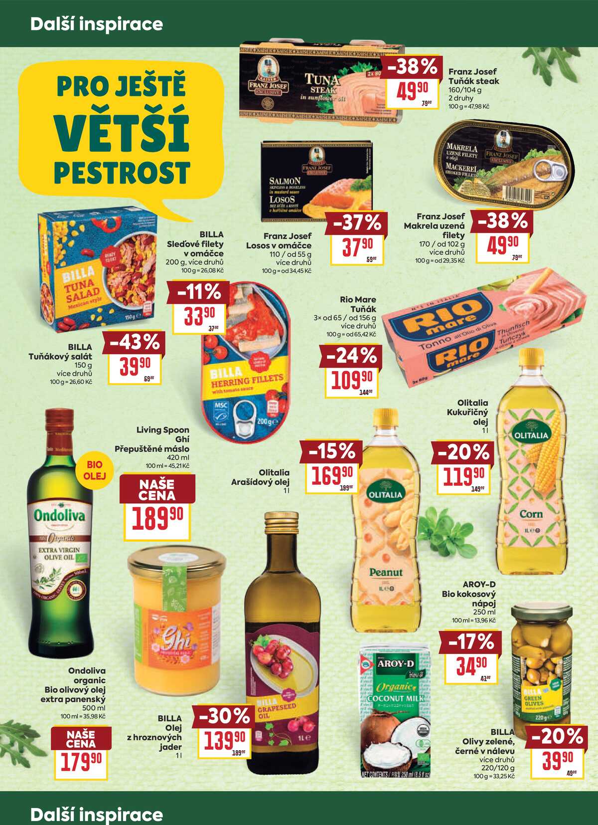 Billa katalog Bio od 2.9. do 29.9.2026 strana 10