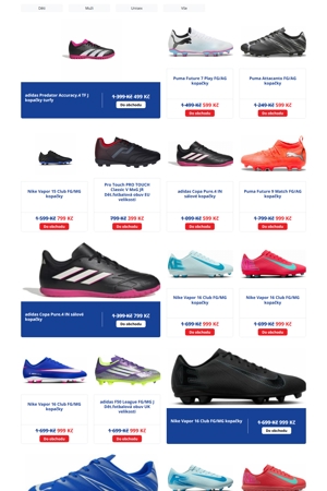 Intersport Kopačky a míče - 28. 8. 2026