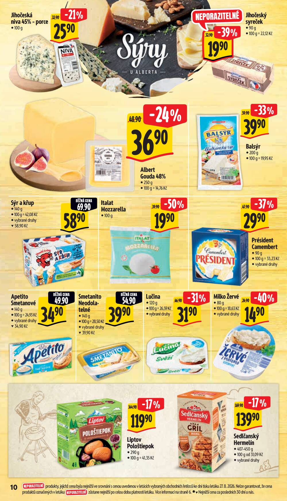 Albert Supermarket od 2.9. do 8.9.2026