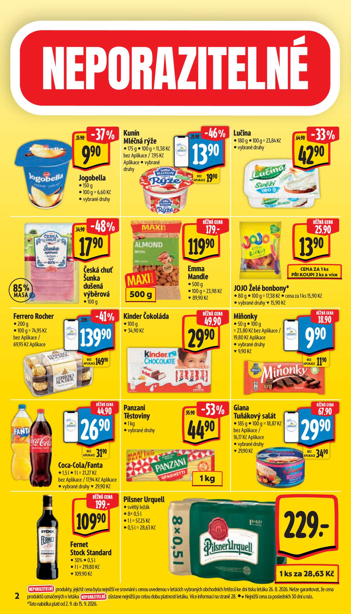 Albert  Hypermarket od 2.9. do 8.9.2026 strana 2