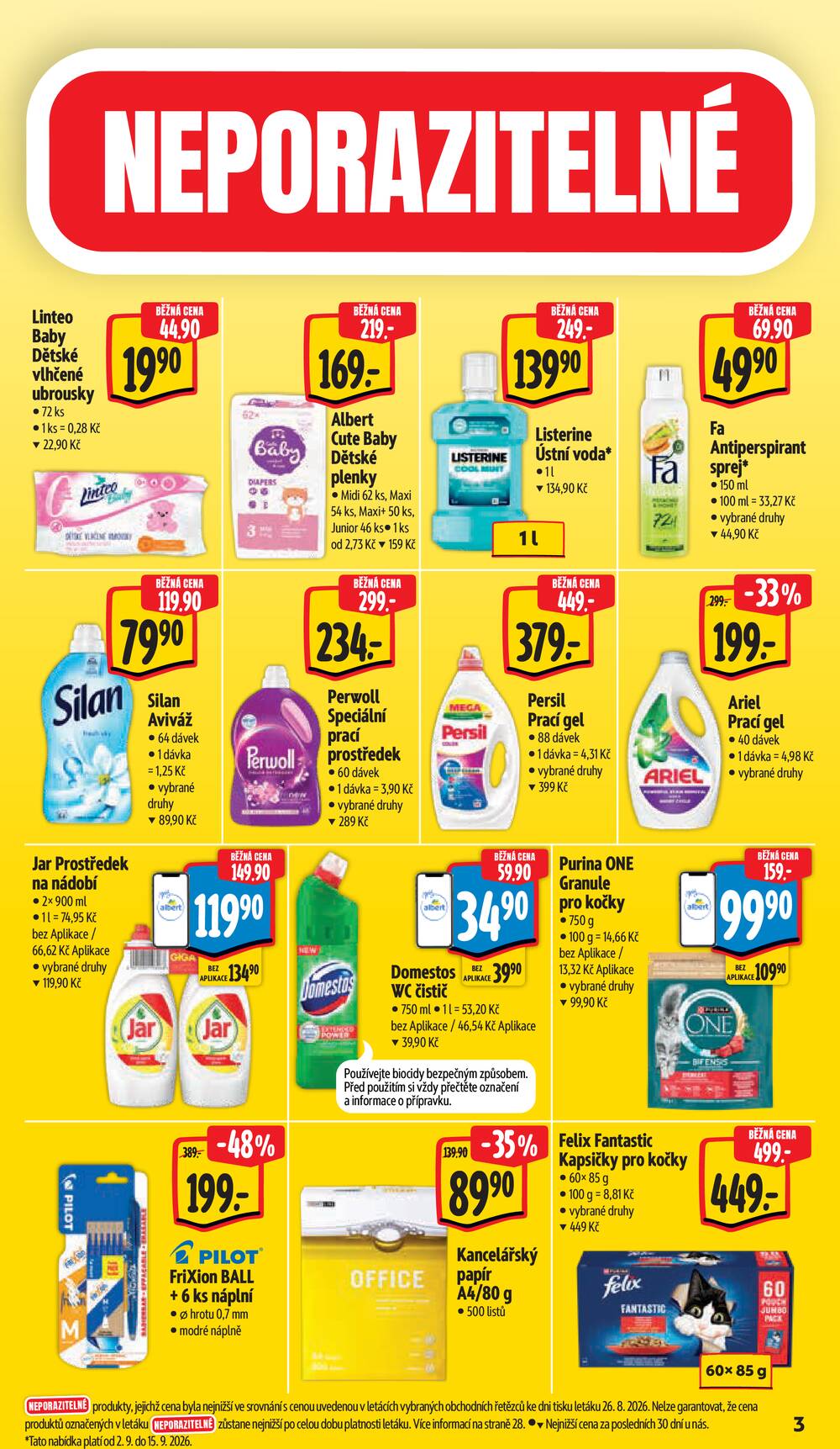 Albert  Hypermarket od 2.9. do 8.9.2026