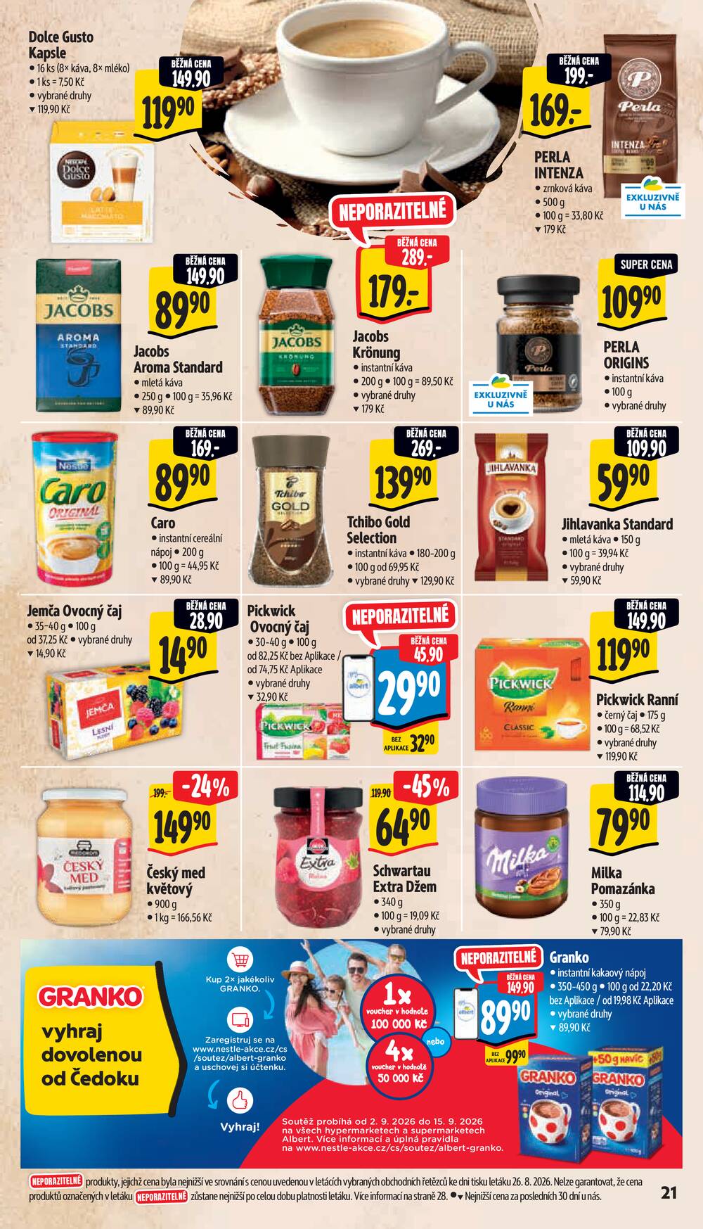 Albert  Hypermarket od 2.9. do 8.9.2026