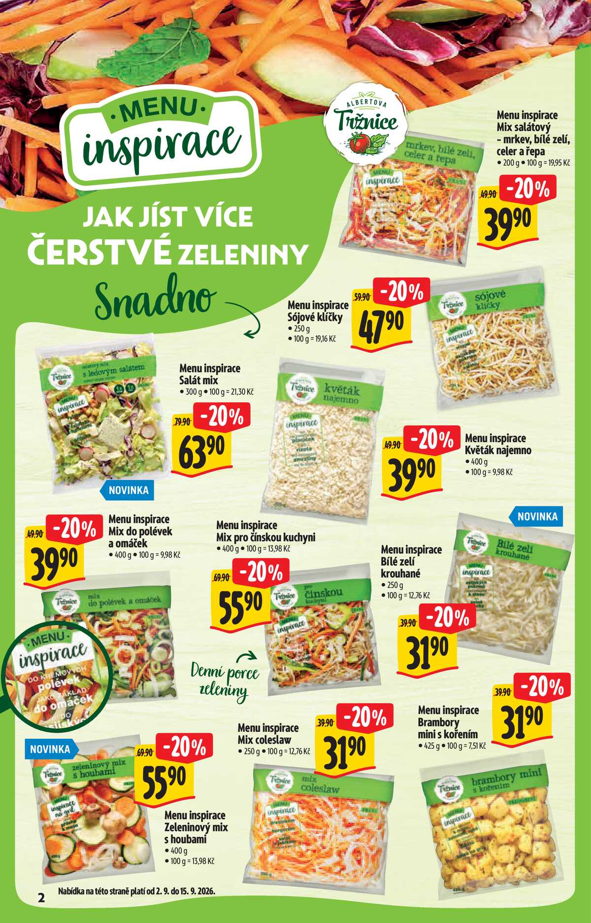 Albert  Hypermarket katalog Bio od 2.9. do 29.9.2026 strana 2