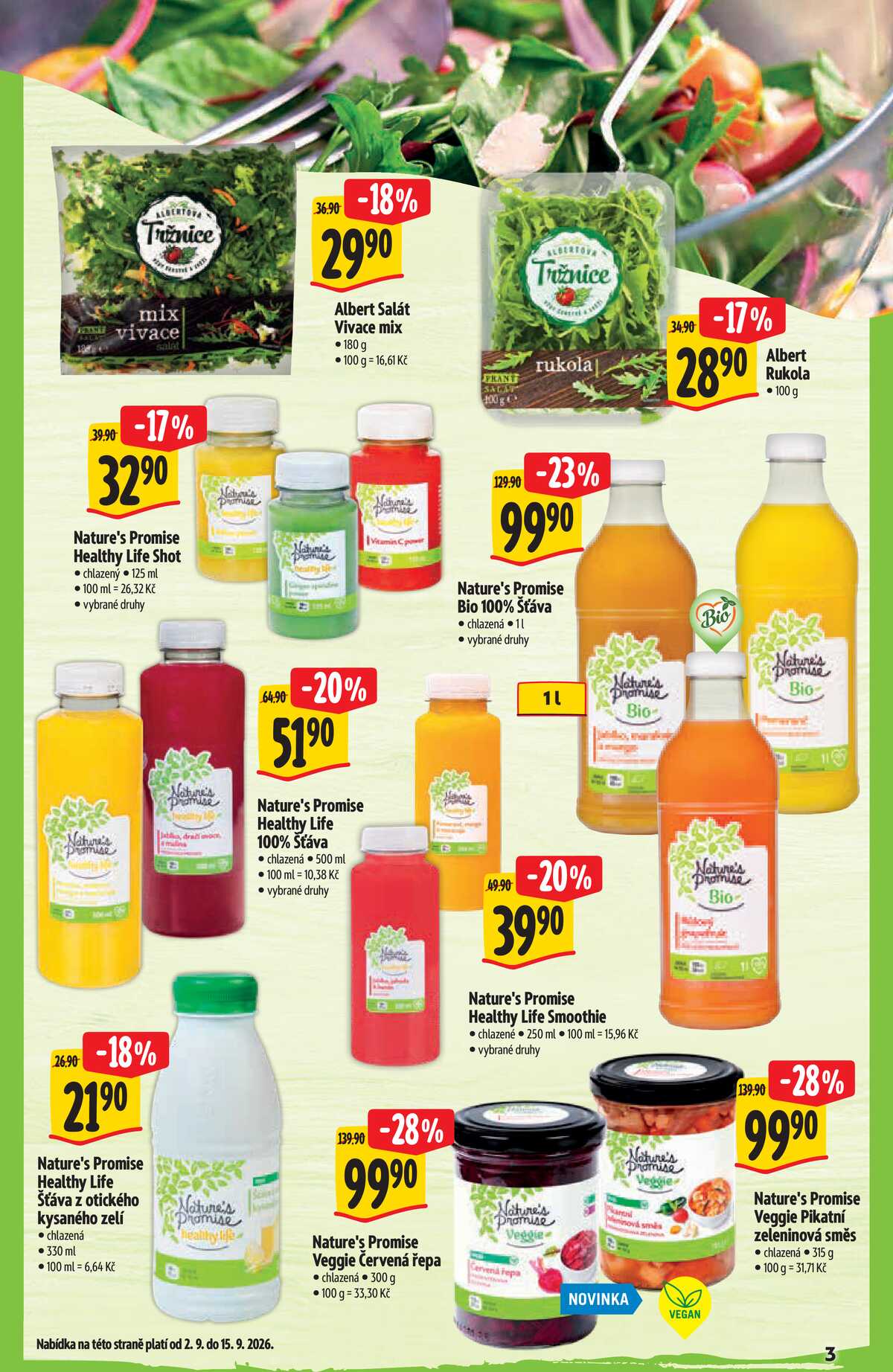 Albert  Hypermarket katalog Bio od 2.9. do 29.9.2026 strana 3