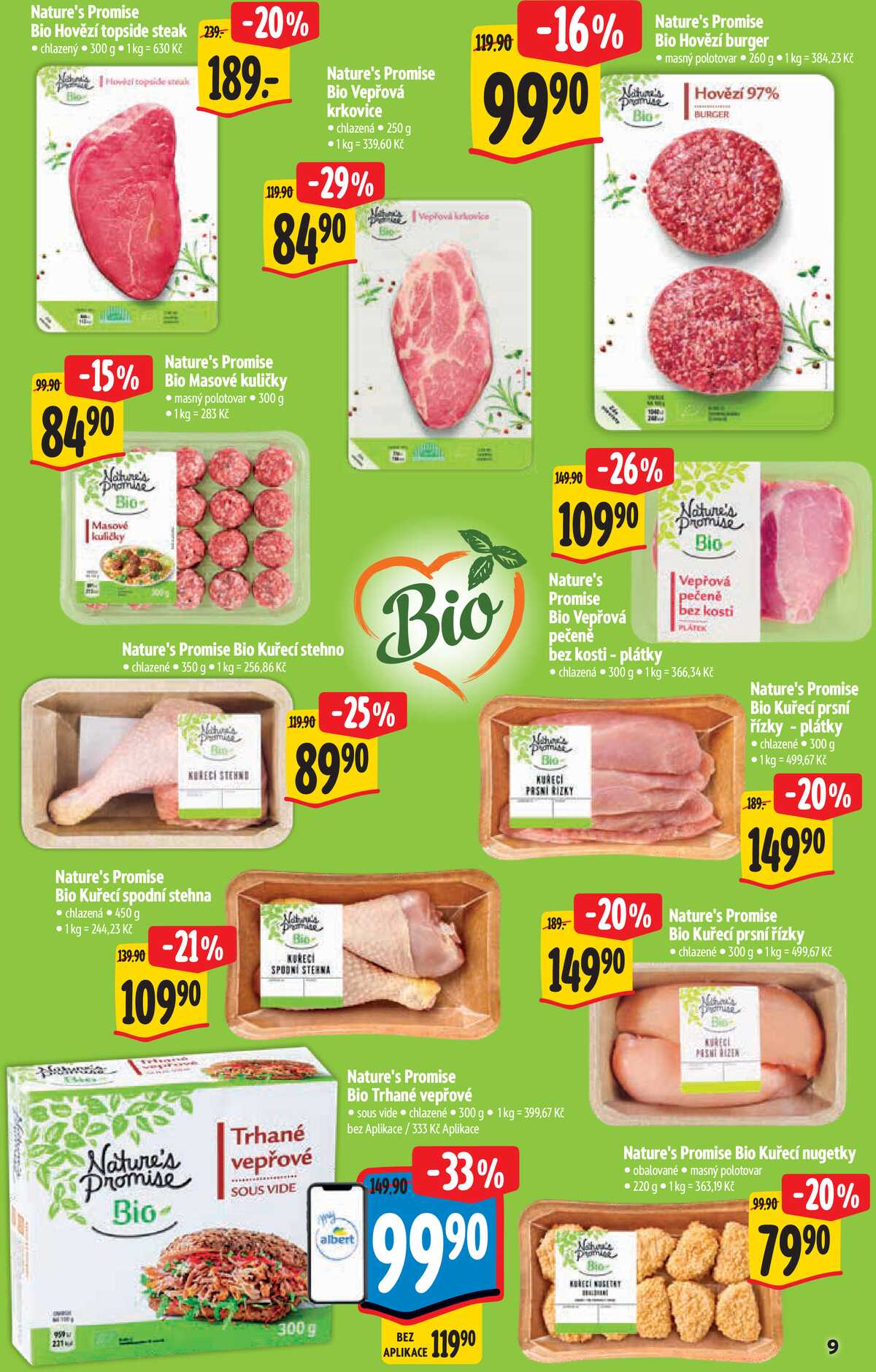 Albert  Hypermarket katalog Bio od 2.9. do 29.9.2026 strana 9
