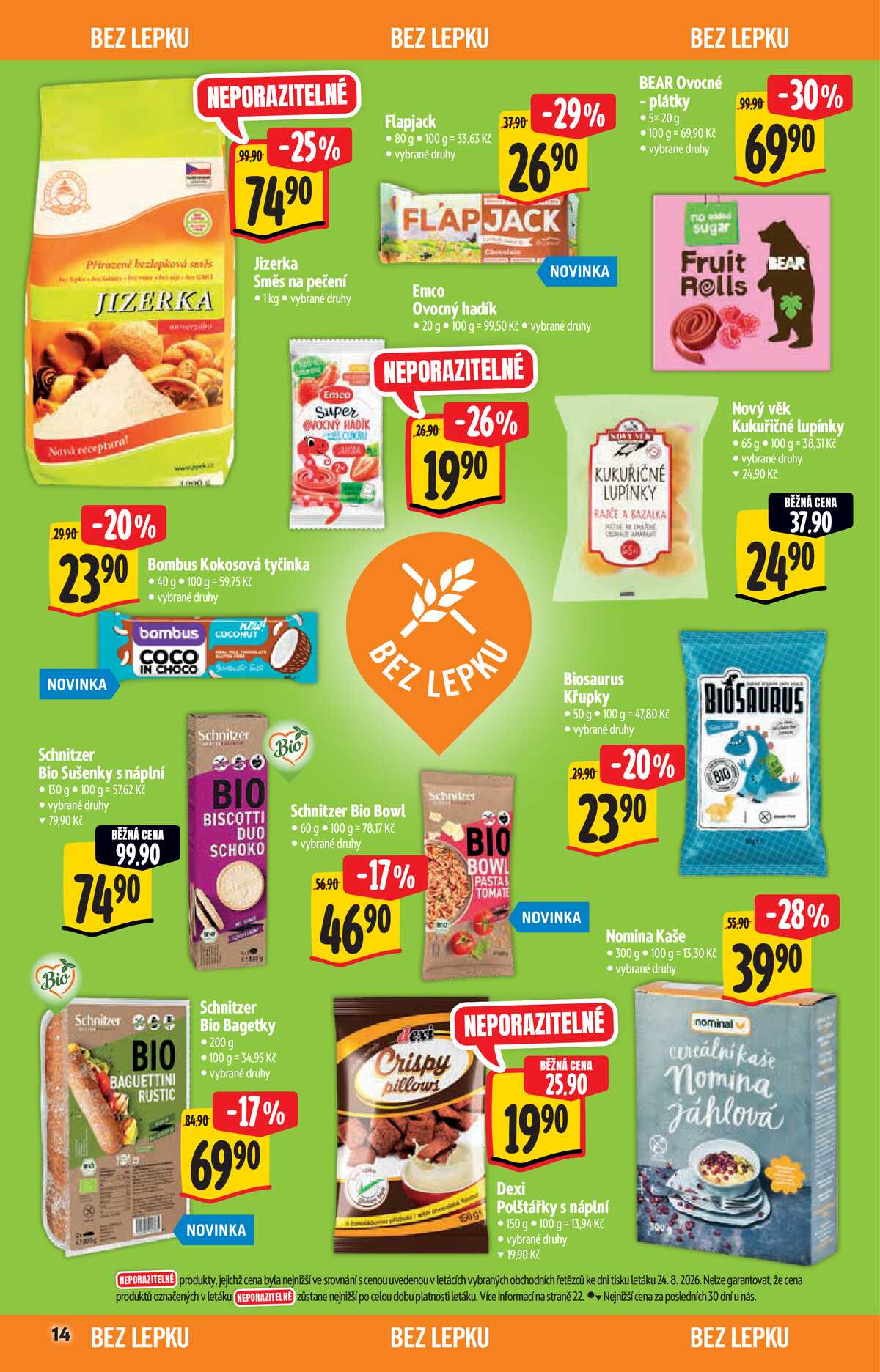 Albert  Hypermarket katalog Bio od 2.9. do 29.9.2026 strana 14