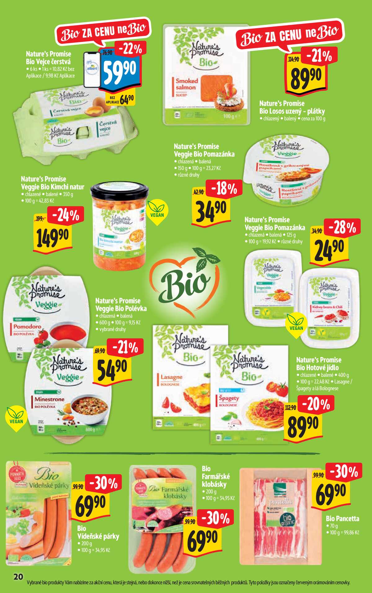 Albert  Hypermarket katalog Bio od 2.9. do 29.9.2026 strana 20