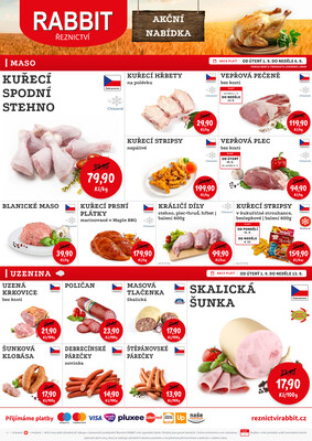 RABBIT řeznictví letáky