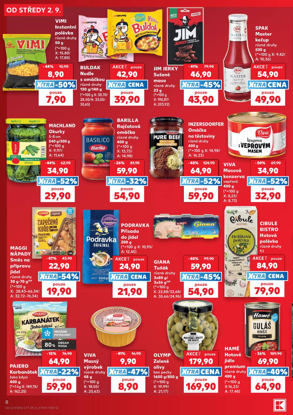 Kaufland 2.9. - 8.9. - Kaufland - Praha 6 (Podbaba)