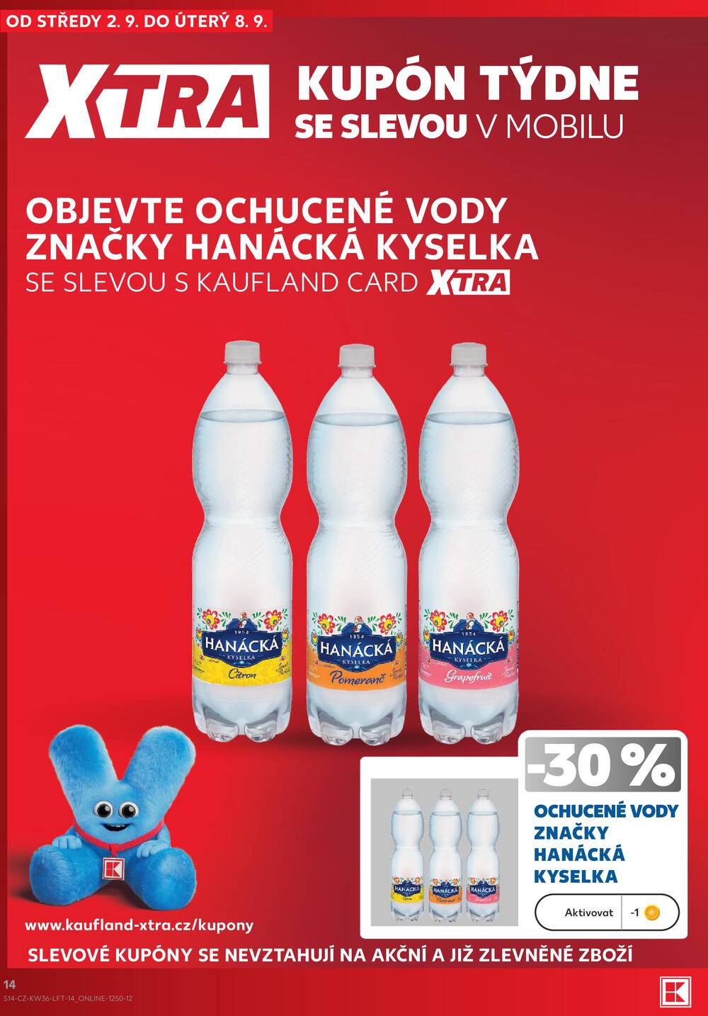 Leták Kaufland - Kaufland 2.9. - 8.9. - Kaufland - Praha 6 (Podbaba) - strana 14