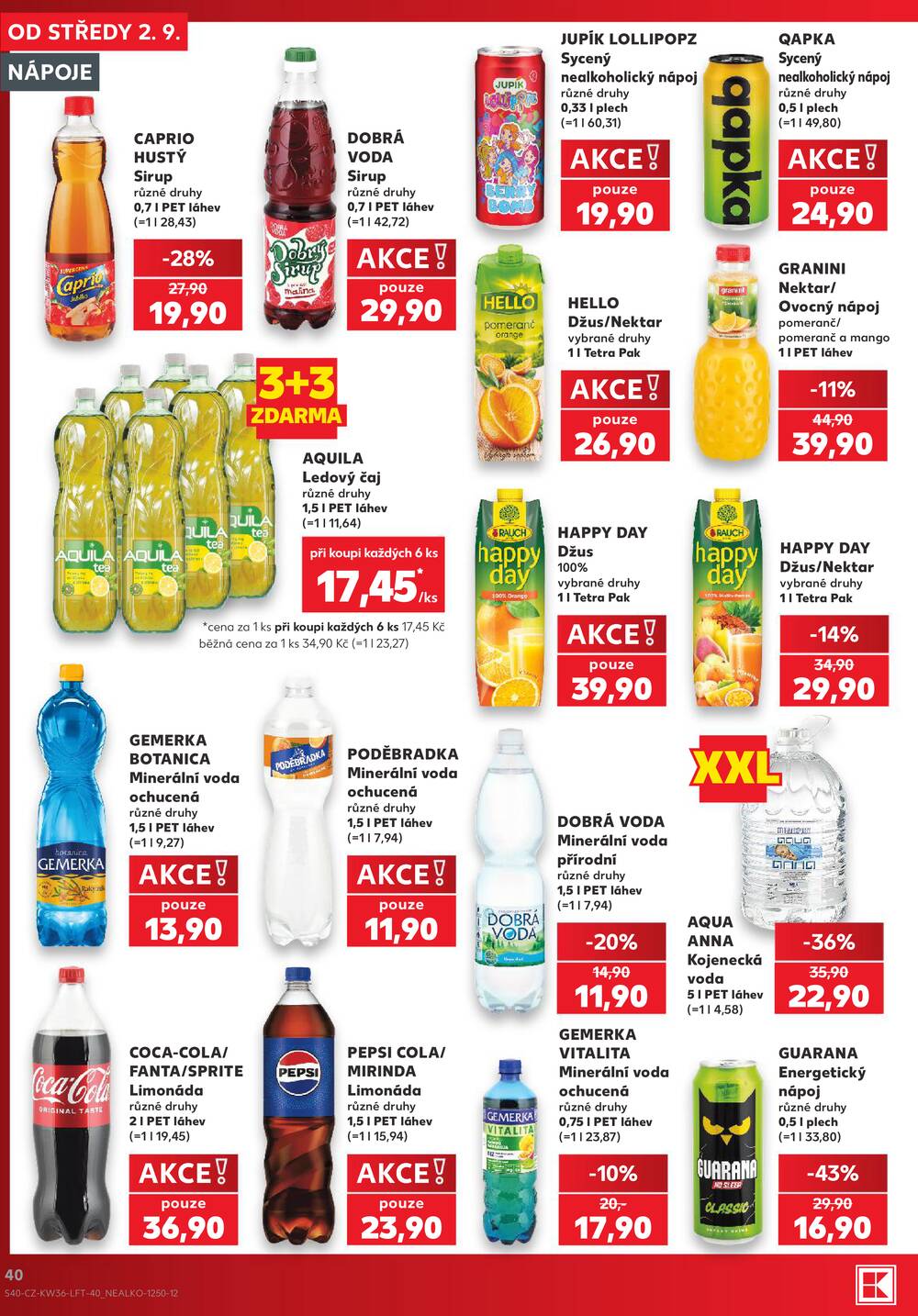 Leták Kaufland - Kaufland 2.9. - 8.9. - Kaufland - Mladá Boleslav - strana 40 Leták Kaufland - Kaufland 2.9. - 8.9. - Kaufland - Mladá Boleslav - strana 40