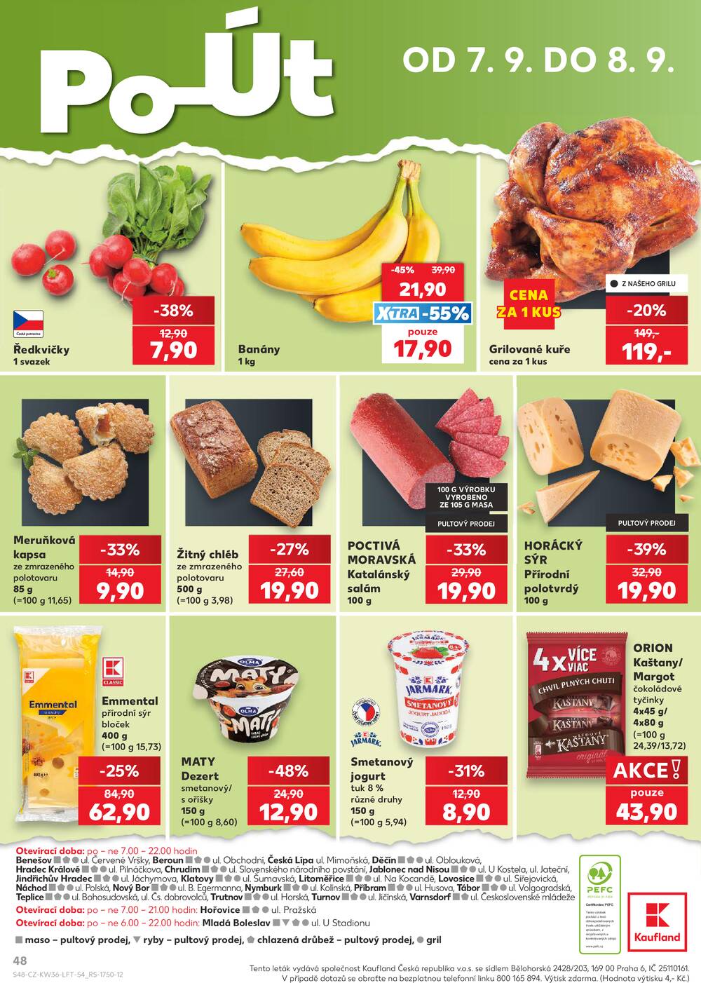 Leták Kaufland - Kaufland 2.9. - 8.9. - Kaufland - Teplice - strana 48