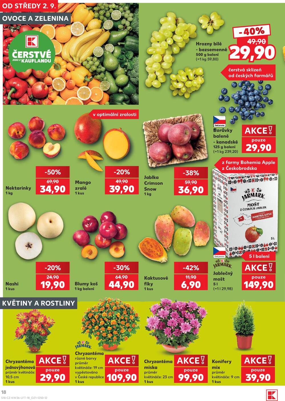 Kaufland 2.9. - 8.9. - Kaufland Turnov Sobotecká