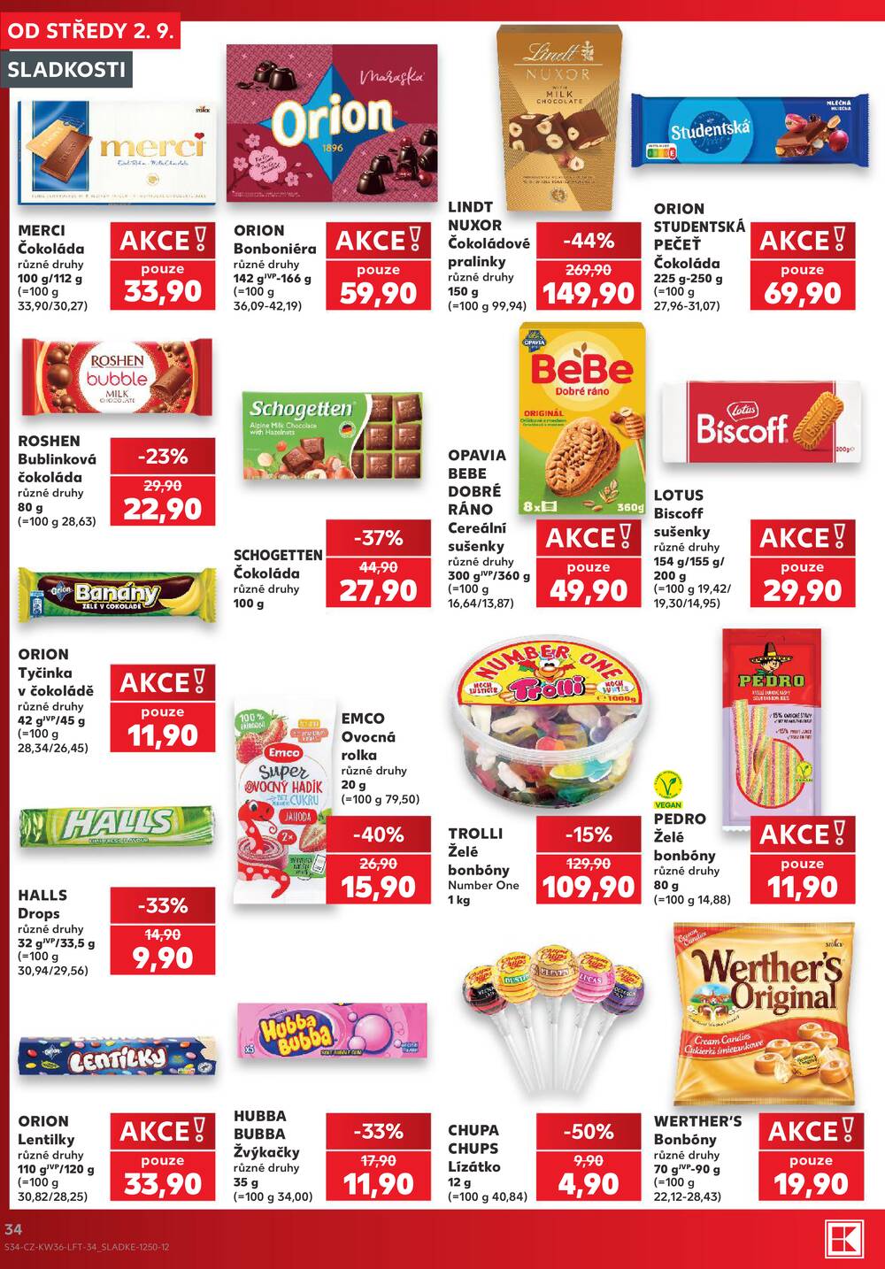 Kaufland 2.9. - 8.9. - Kaufland - Jindřichův Hradec