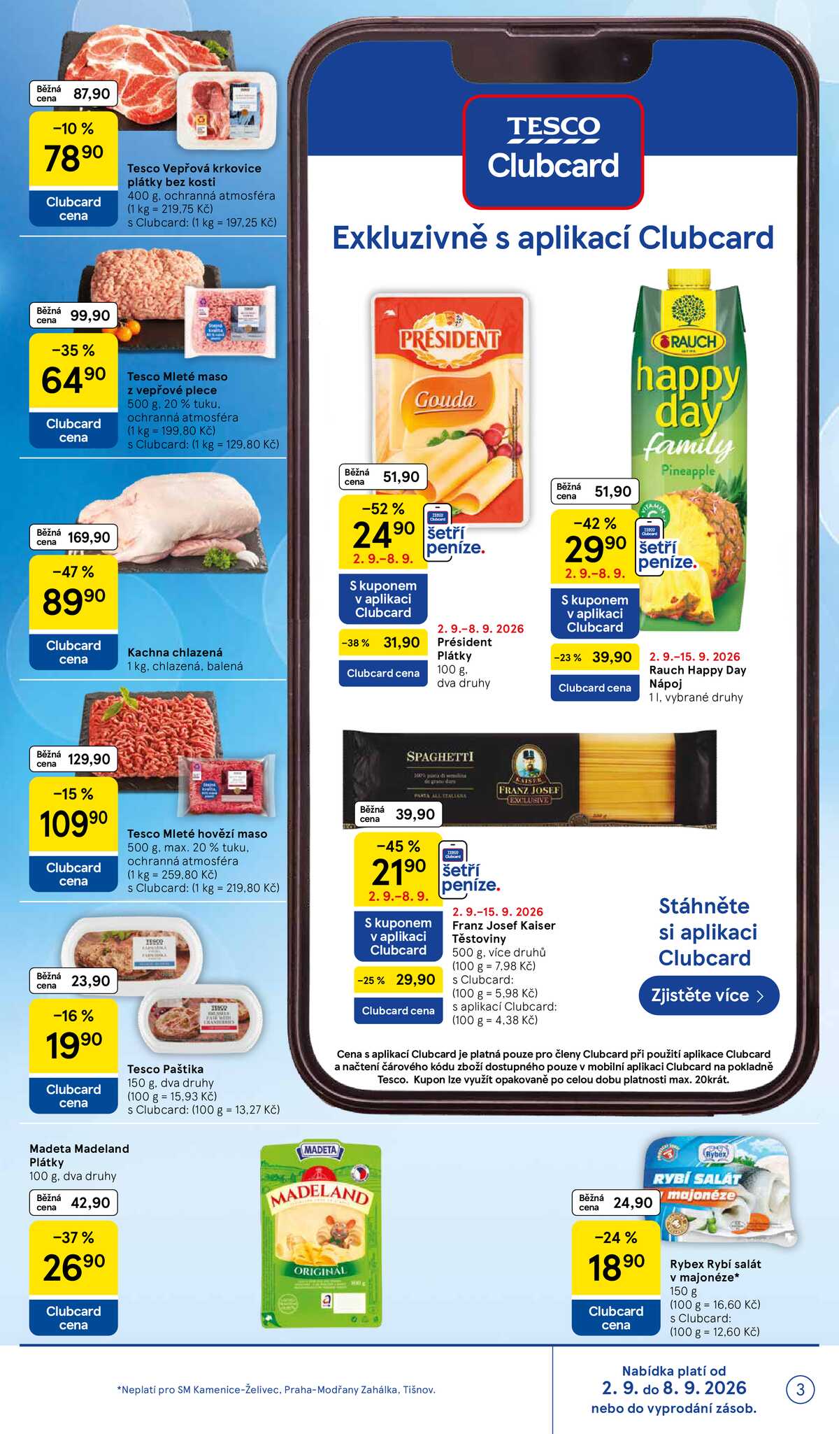 Tesco supermarkety od 2.9. do 8.9.2026 strana 3