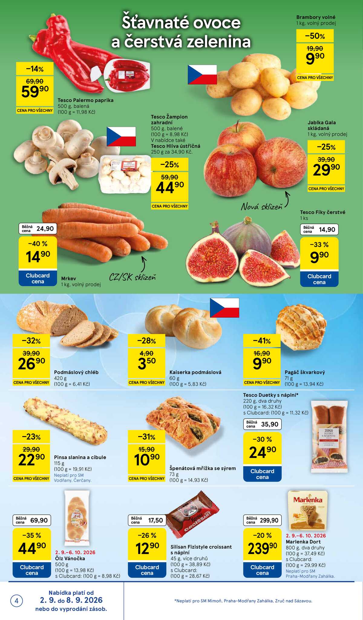 Tesco supermarkety od 2.9. do 8.9.2026 strana 4