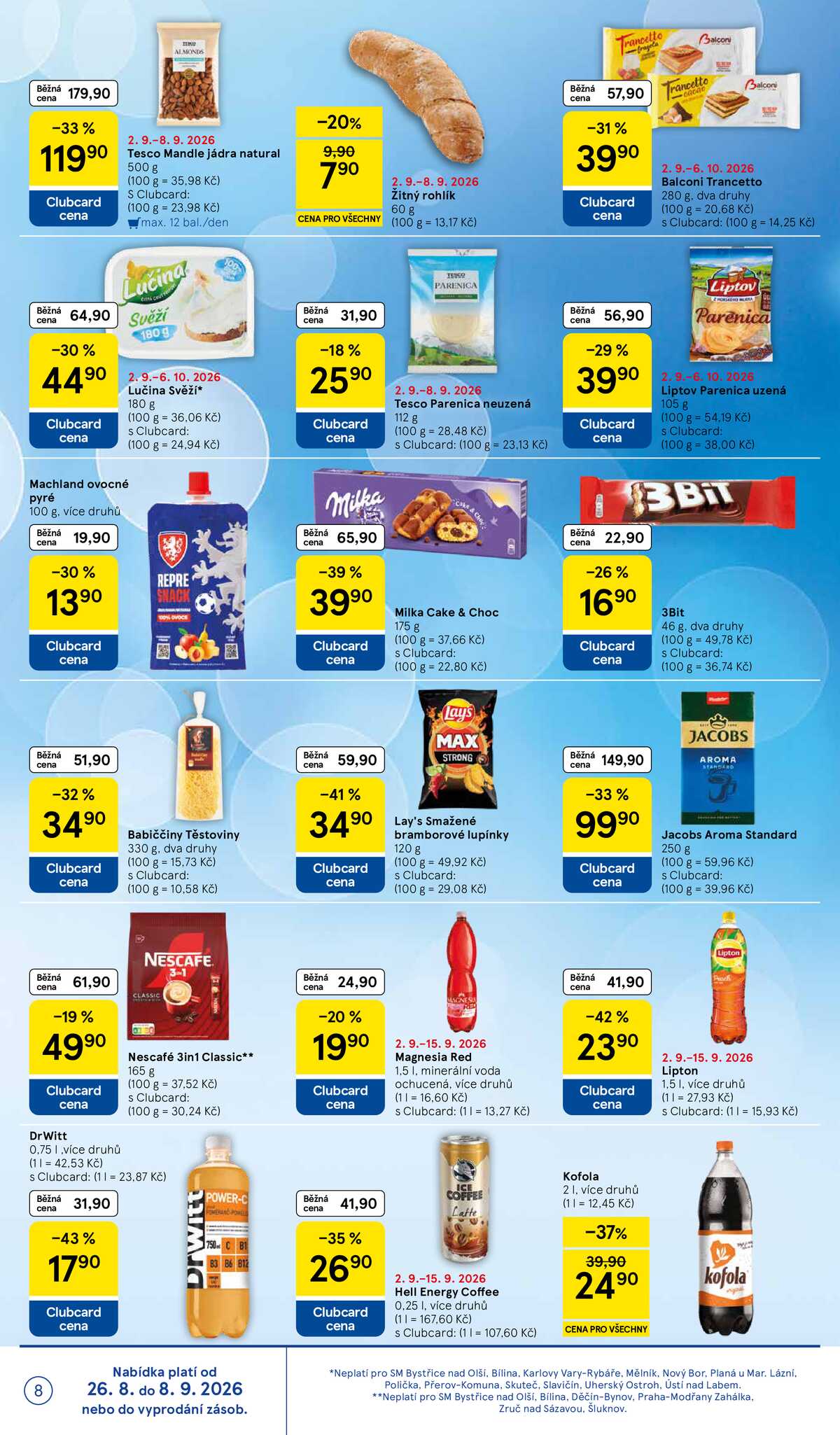 Tesco supermarkety od 2.9. do 8.9.2026 strana 8