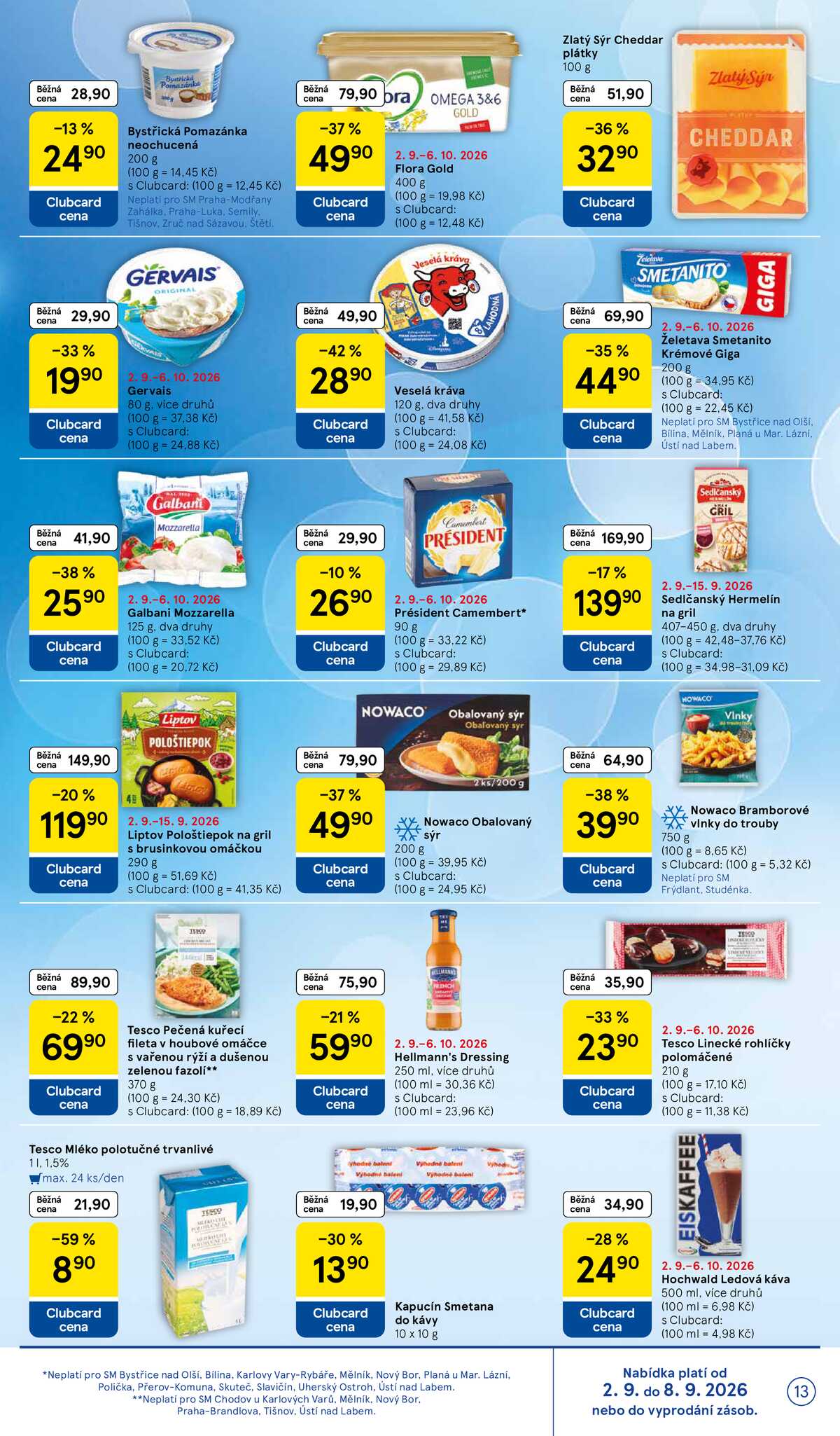 Tesco supermarkety od 2.9. do 8.9.2026 strana 13