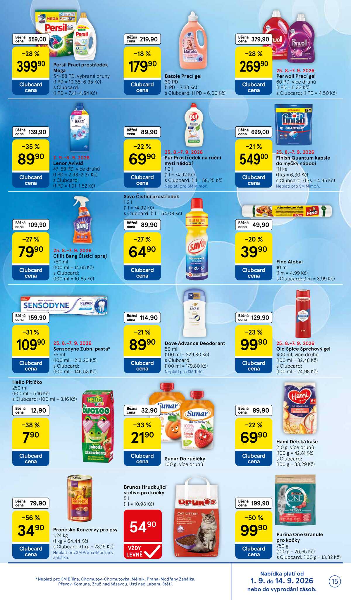 Tesco supermarkety od 2.9. do 8.9.2026 strana 15