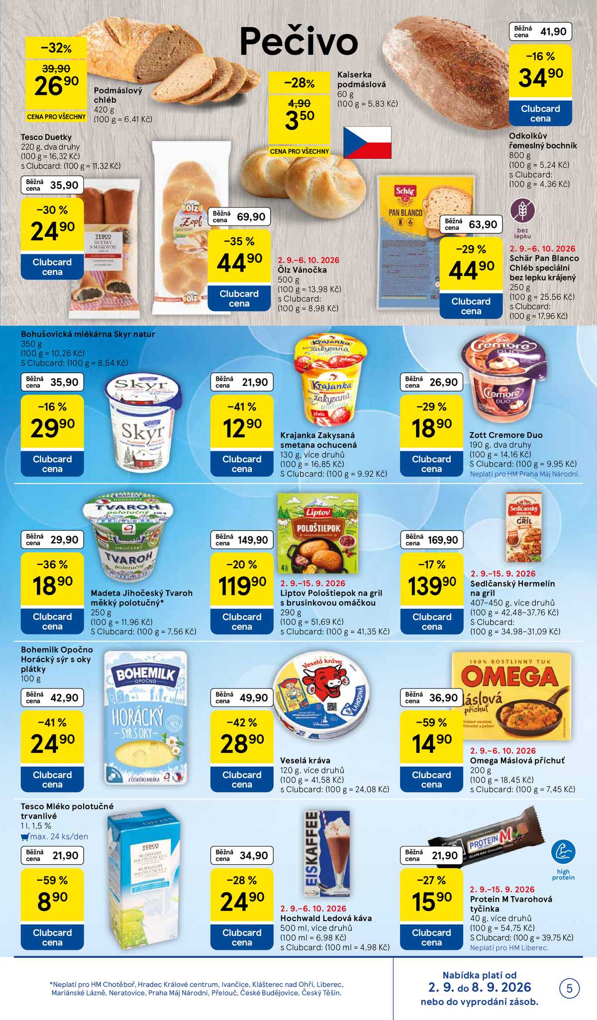 Tesco hypermarkety od 2.9. do 8.9.2026 strana 5