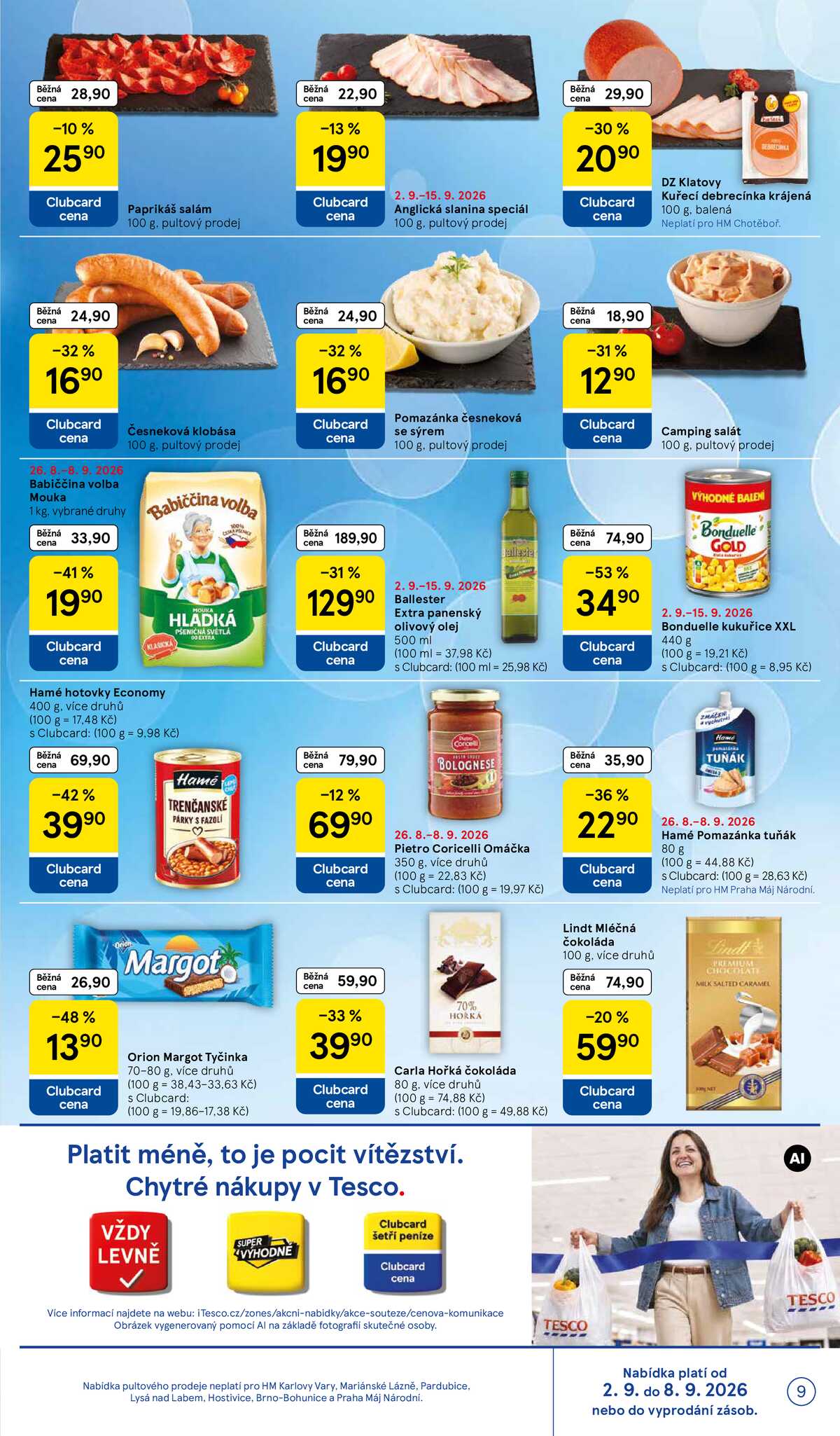 Tesco hypermarkety od 2.9. do 8.9.2026 strana 9