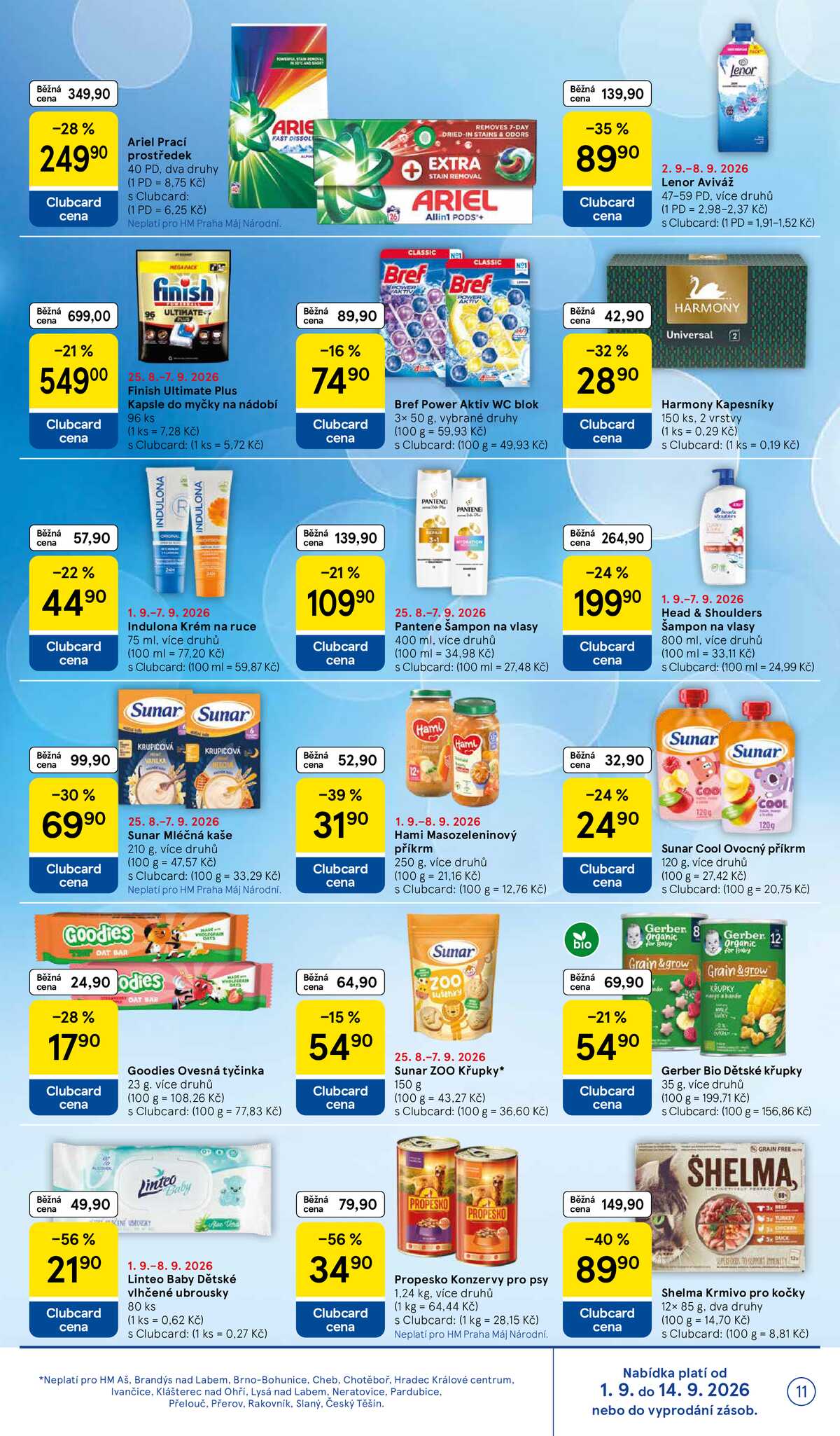 Tesco hypermarkety od 2.9. do 8.9.2026 strana 11