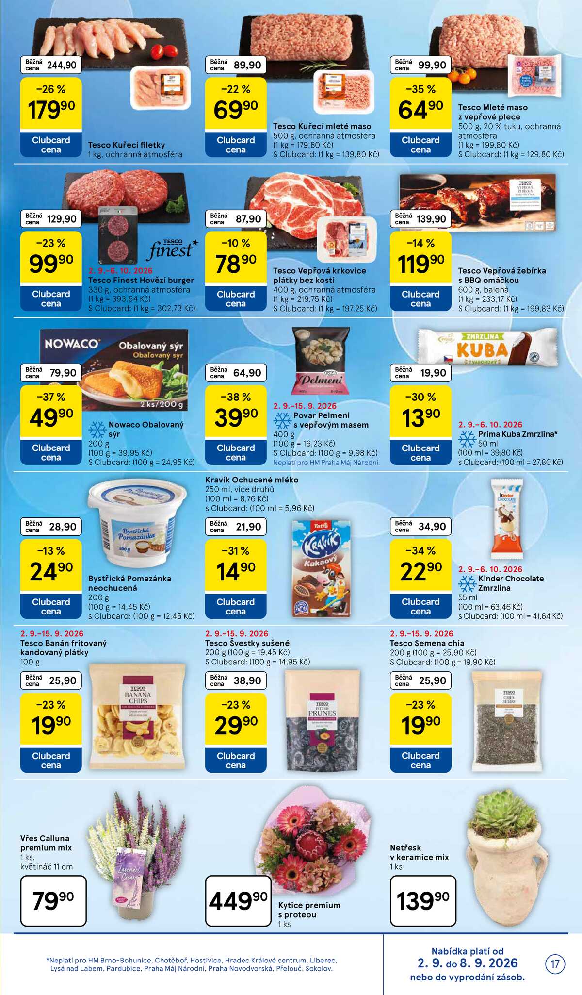 Tesco hypermarkety od 2.9. do 8.9.2026 strana 17