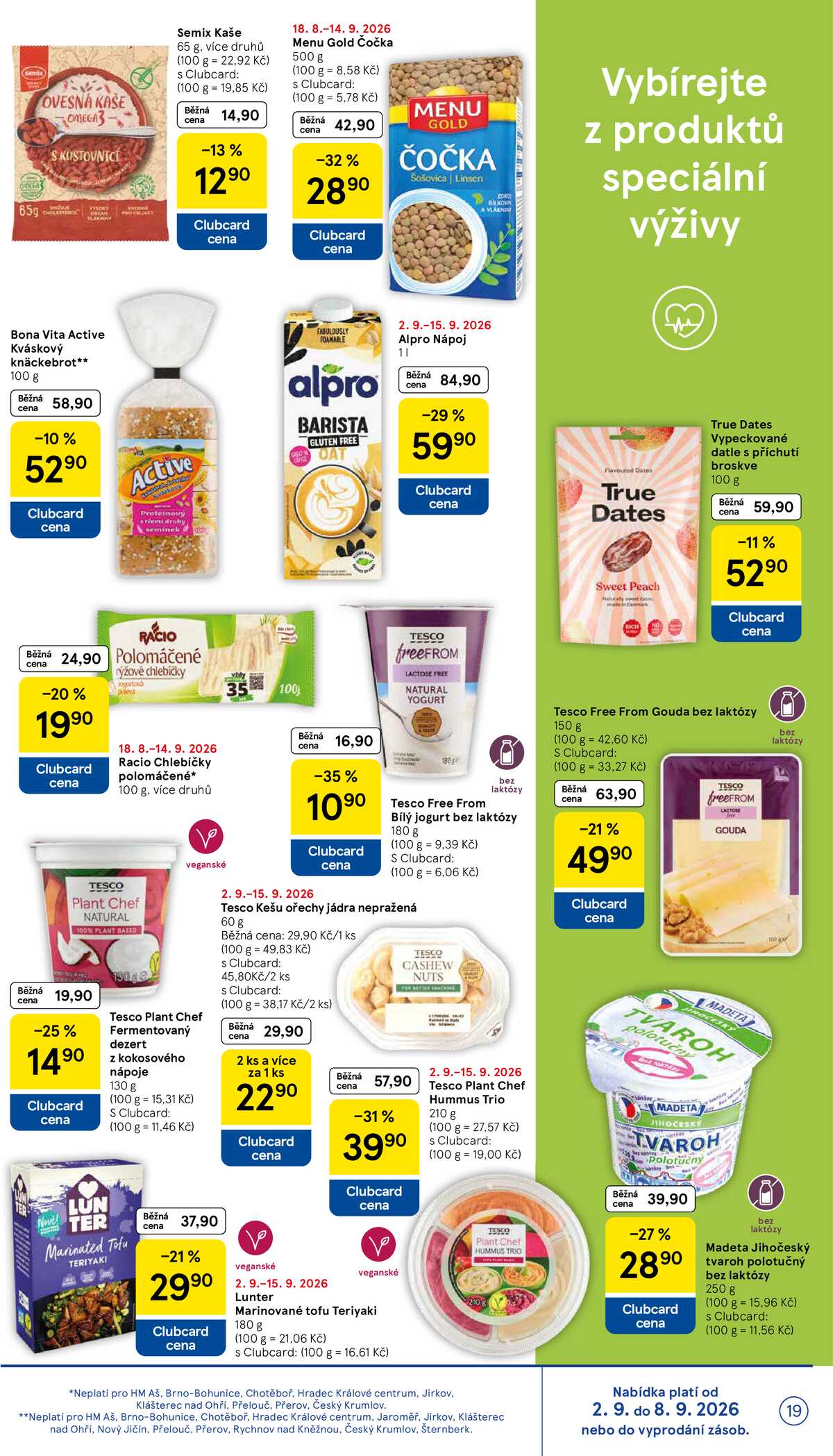 Tesco hypermarkety od 2.9. do 8.9.2026 strana 19