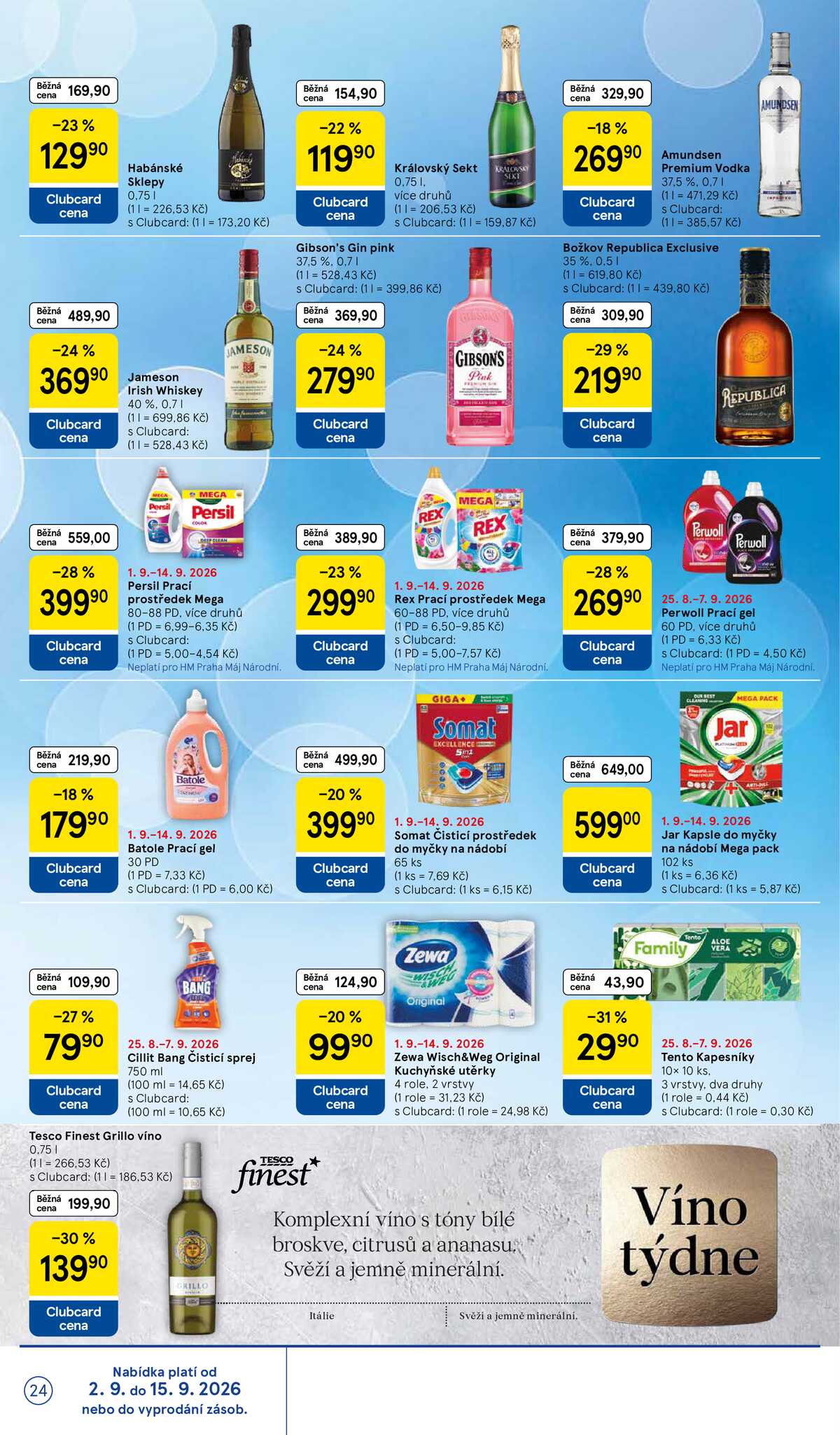 Tesco hypermarkety od 2.9. do 8.9.2026 strana 24