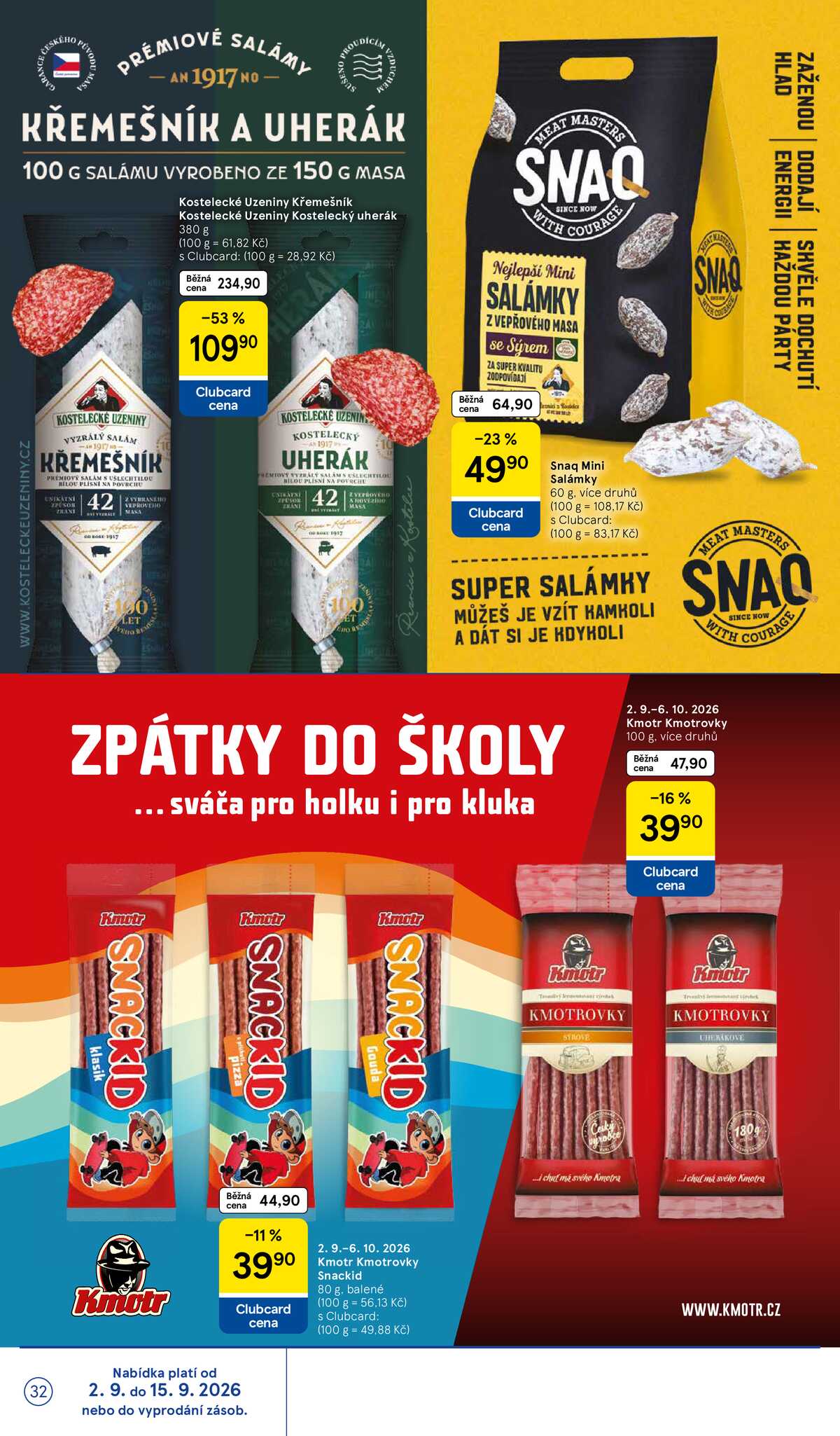 Tesco hypermarkety od 2.9. do 8.9.2026 strana 32