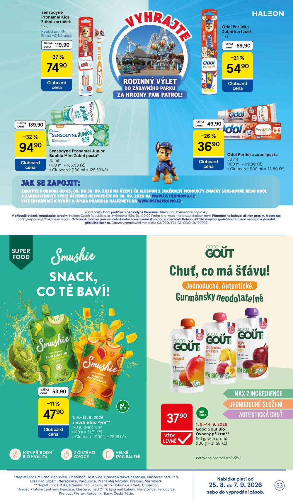 Tesco hypermarkety od 2.9. do 8.9.2026