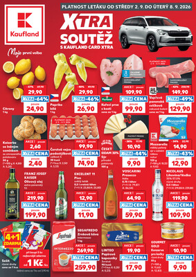Kaufland - Kaufland 2.9. - 8.9. - Kaufland - Uherský Brod