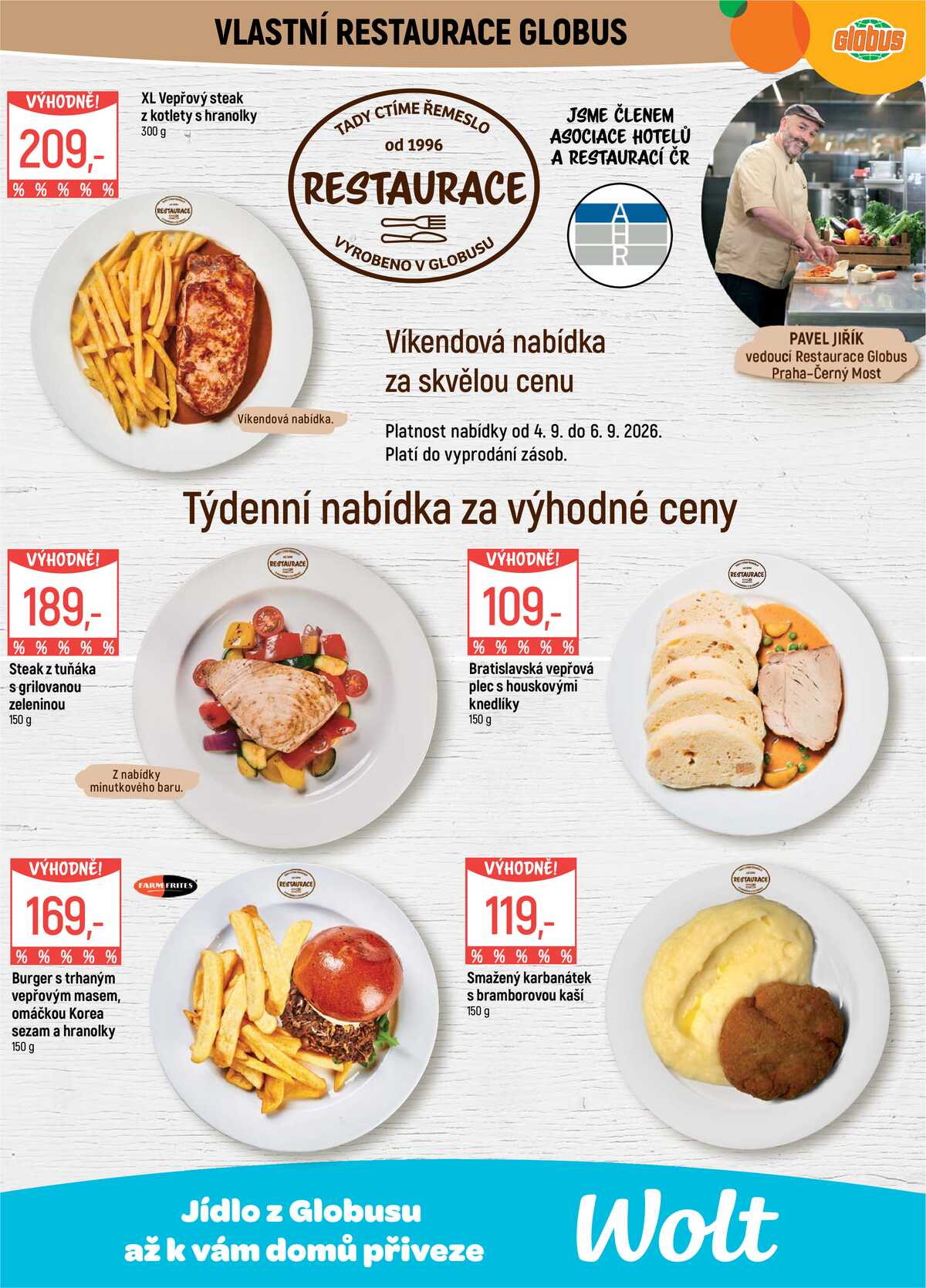 Akční leták Globus 2.9. - 8.9.2026 - Globus Praha - Centrum Černý Most strana 8