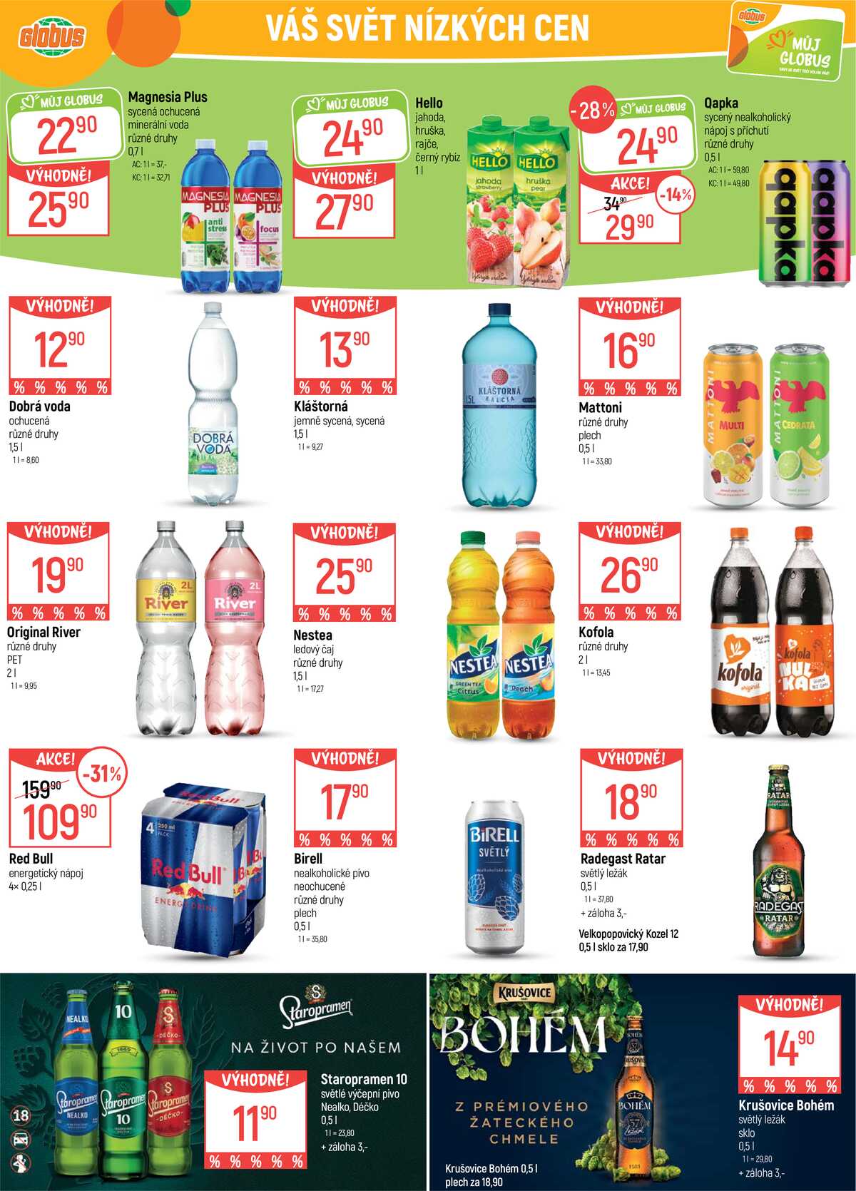 Akční leták Globus 2.9. - 8.9.2026 - Globus Praha - Centrum Černý Most strana 31