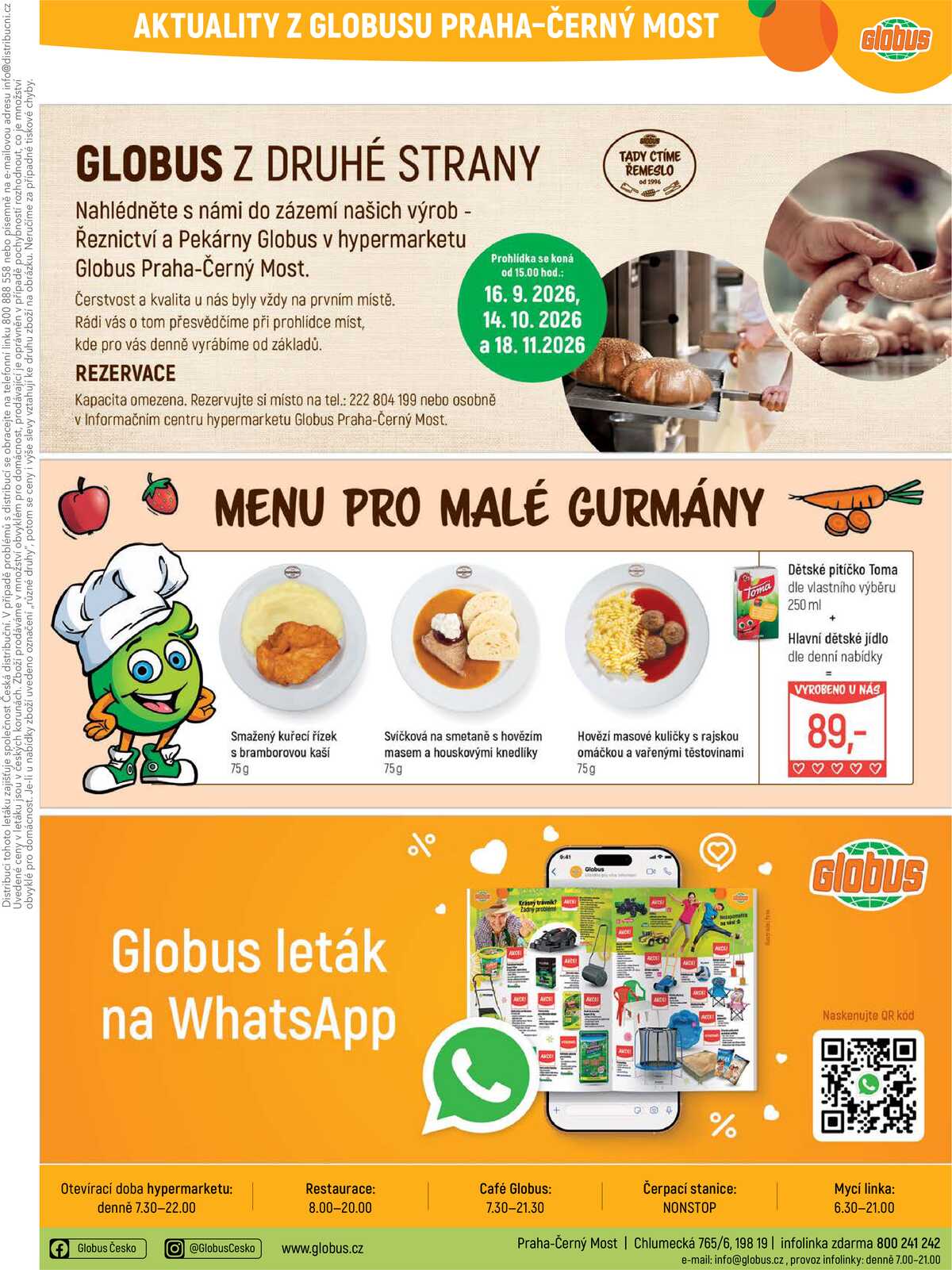 Akční leták Globus 2.9. - 8.9.2026 - Globus Praha - Centrum Černý Most strana 39