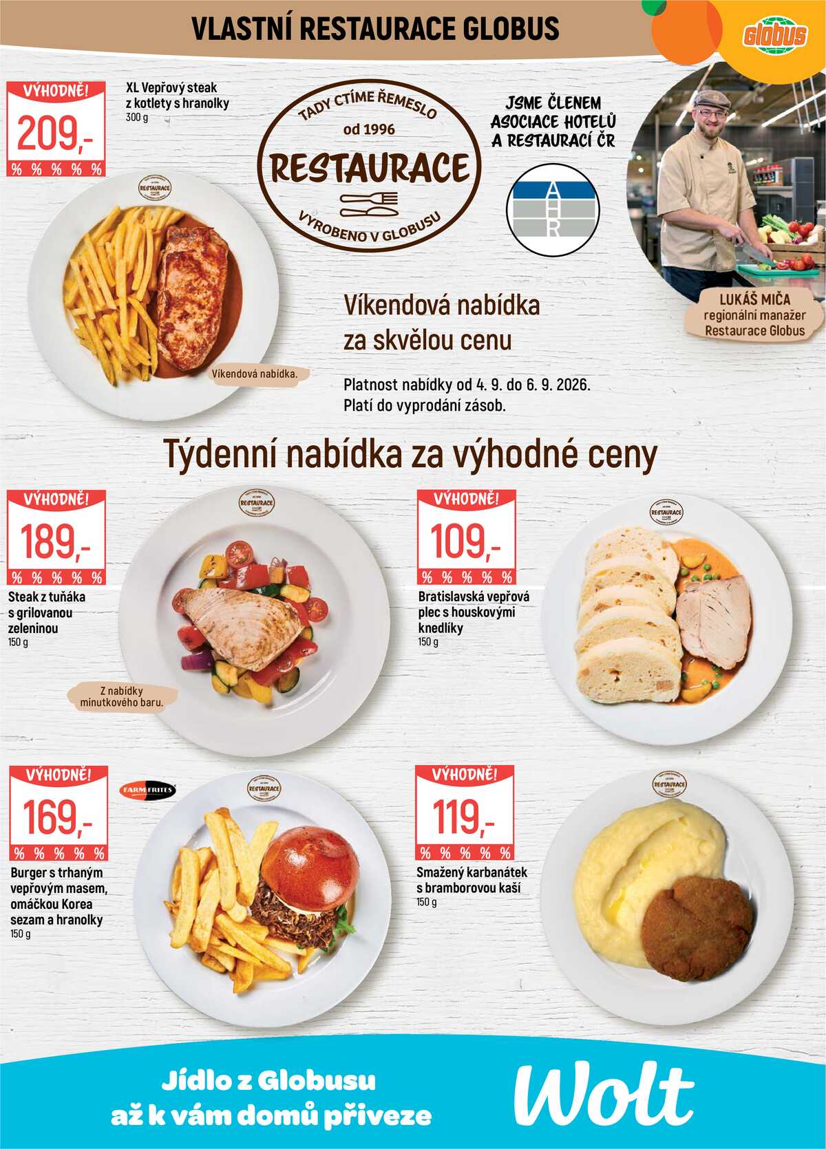 Akční leták Globus 2.9. - 8.9.2026 - Globus Praha - Čakovice strana 8