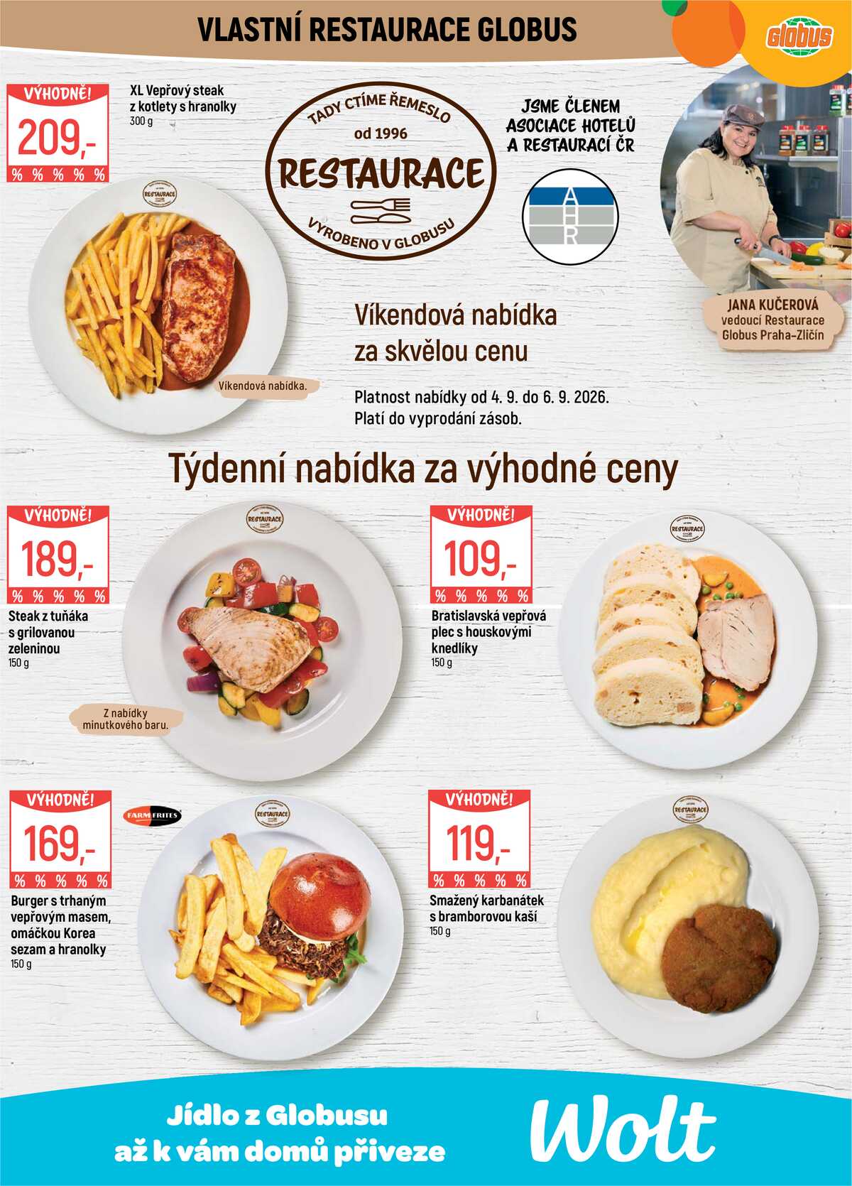 Akční leták Globus 2.9. - 8.9.2026 - Globus Praha - Zličín strana 8