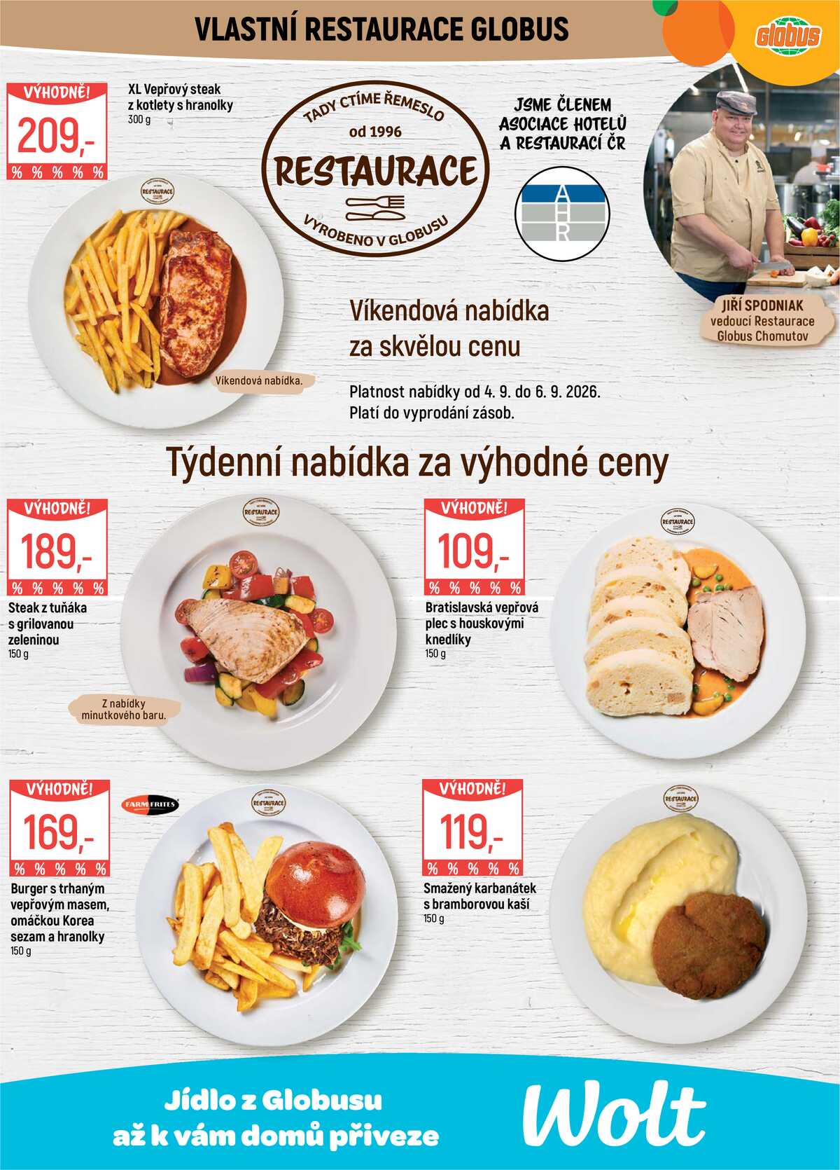 Akční leták Globus 2.9. - 8.9.2026 - Globus Chomutov strana 8
