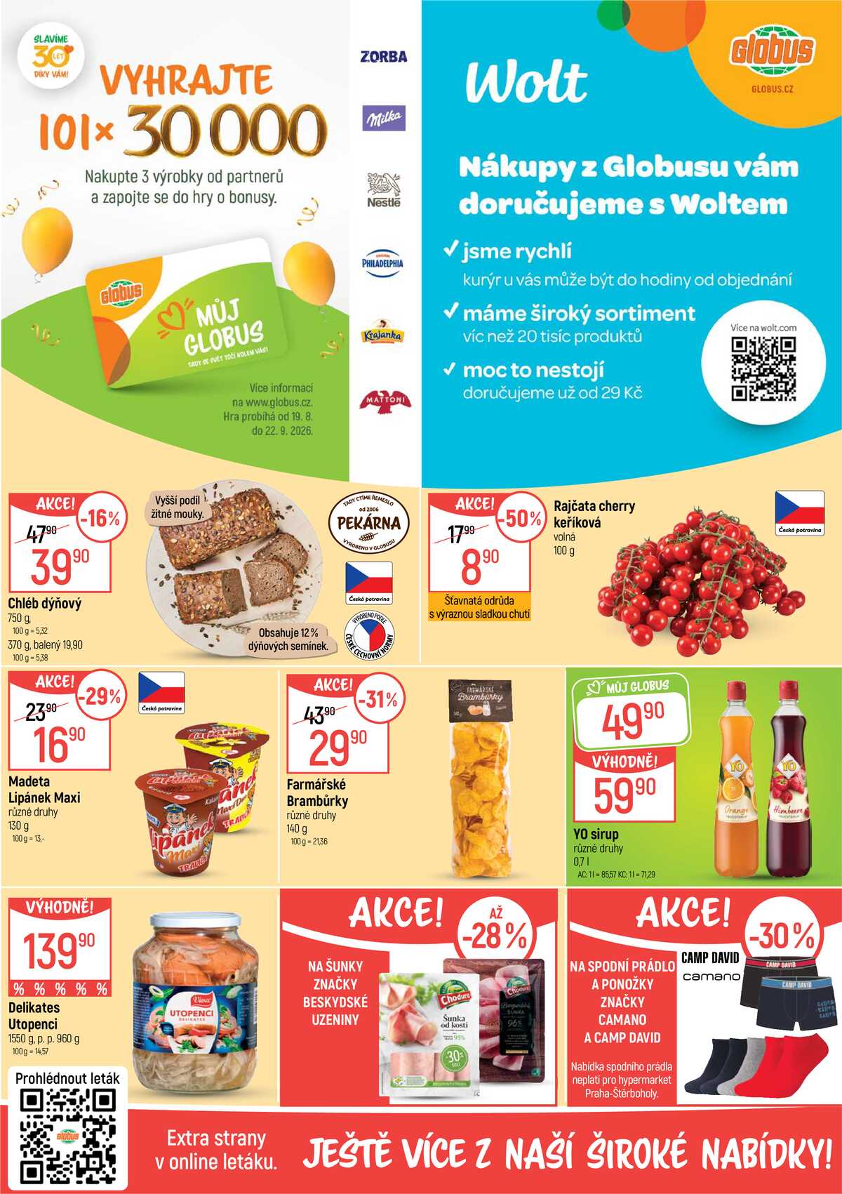 Akční leták Globus 2.9. - 8.9.2026 - Globus Liberec strana 2