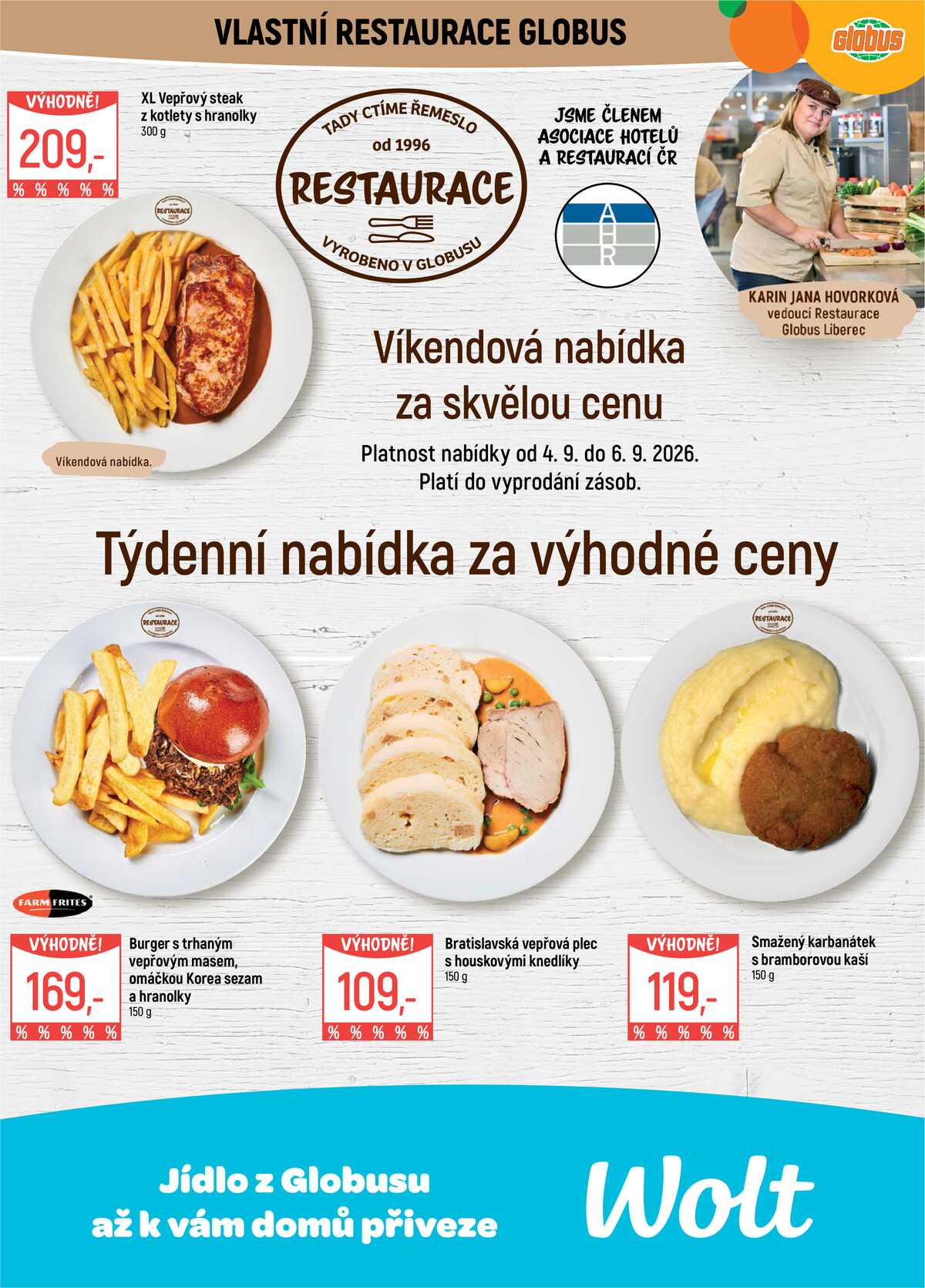 Akční leták Globus 2.9. - 8.9.2026 - Globus Liberec strana 8