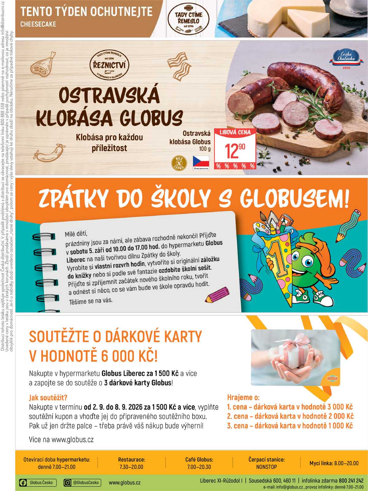 Akční leták Globus 2.9. - 8.9.2026 - Globus Liberec strana 39