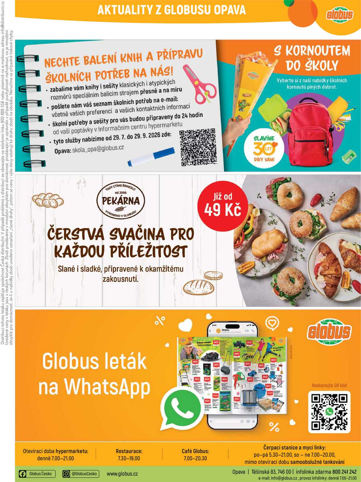 Akční leták Globus 2.9. - 8.9.2026 - Globus Opava strana 39