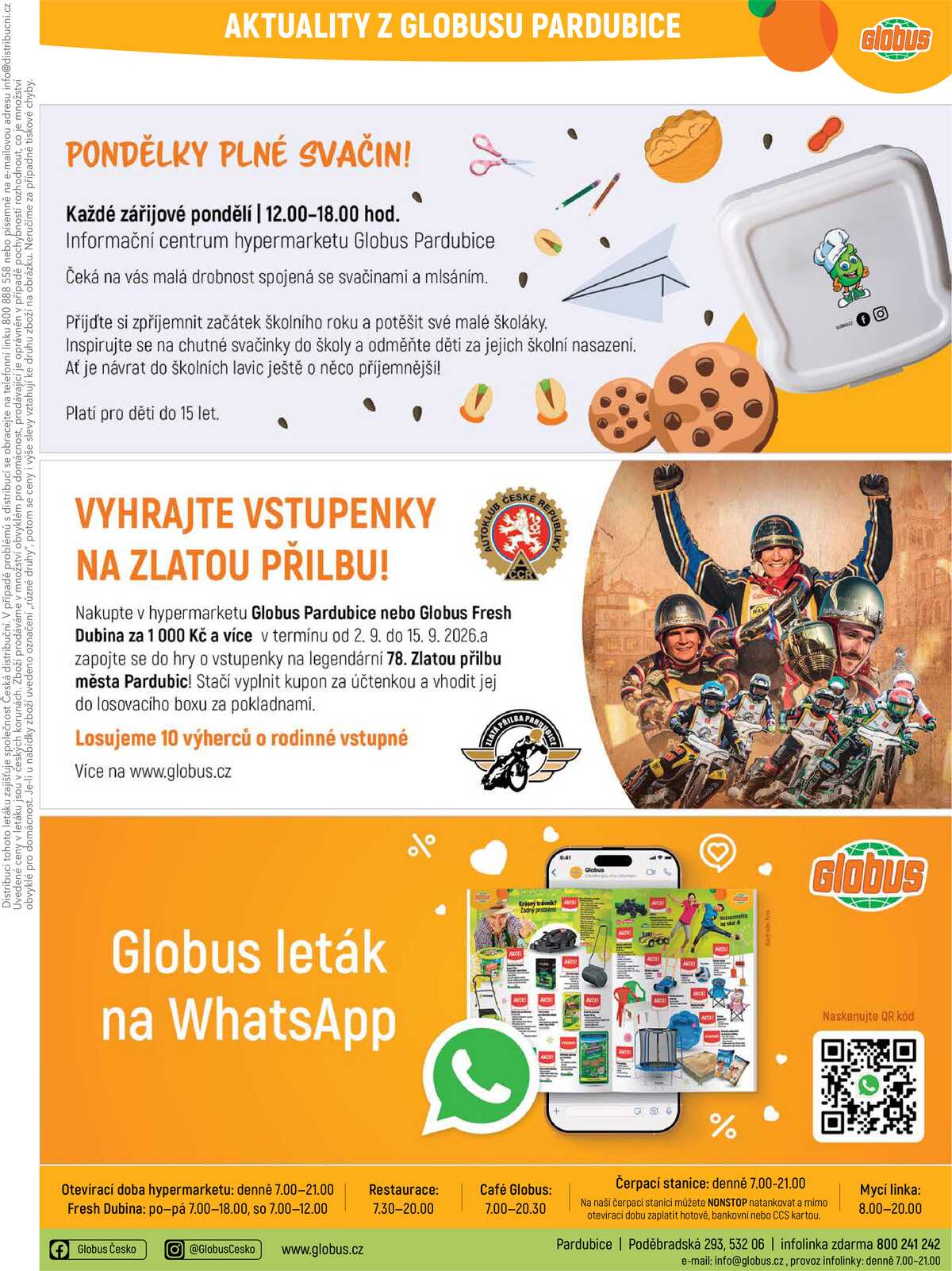 Akční leták Globus 2.9. - 8.9.2026 - Globus Pardubice strana 39