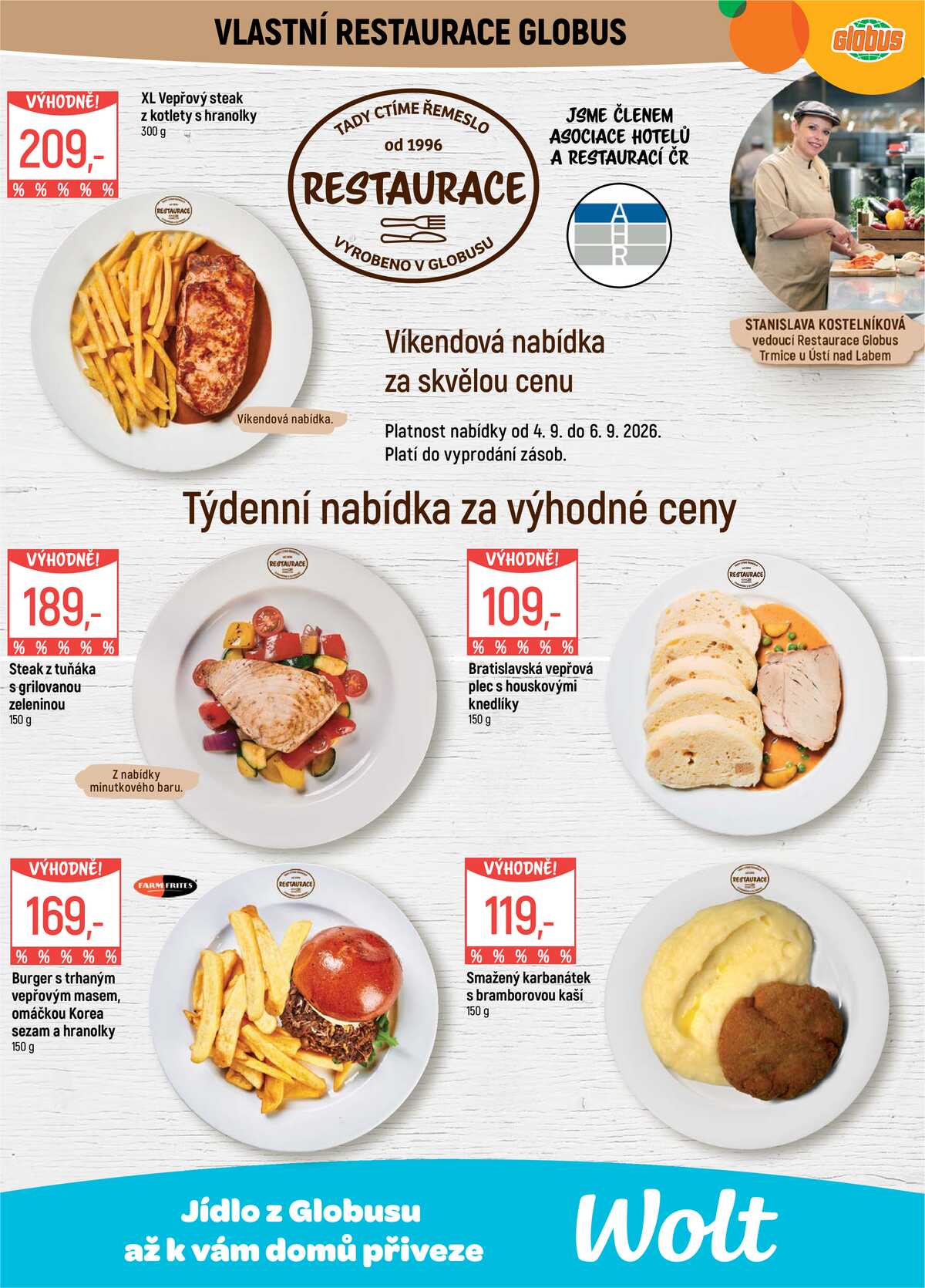 Akční leták Globus 2.9. - 8.9.2026 - Globus Trmice u Ústí nad Labem strana 8