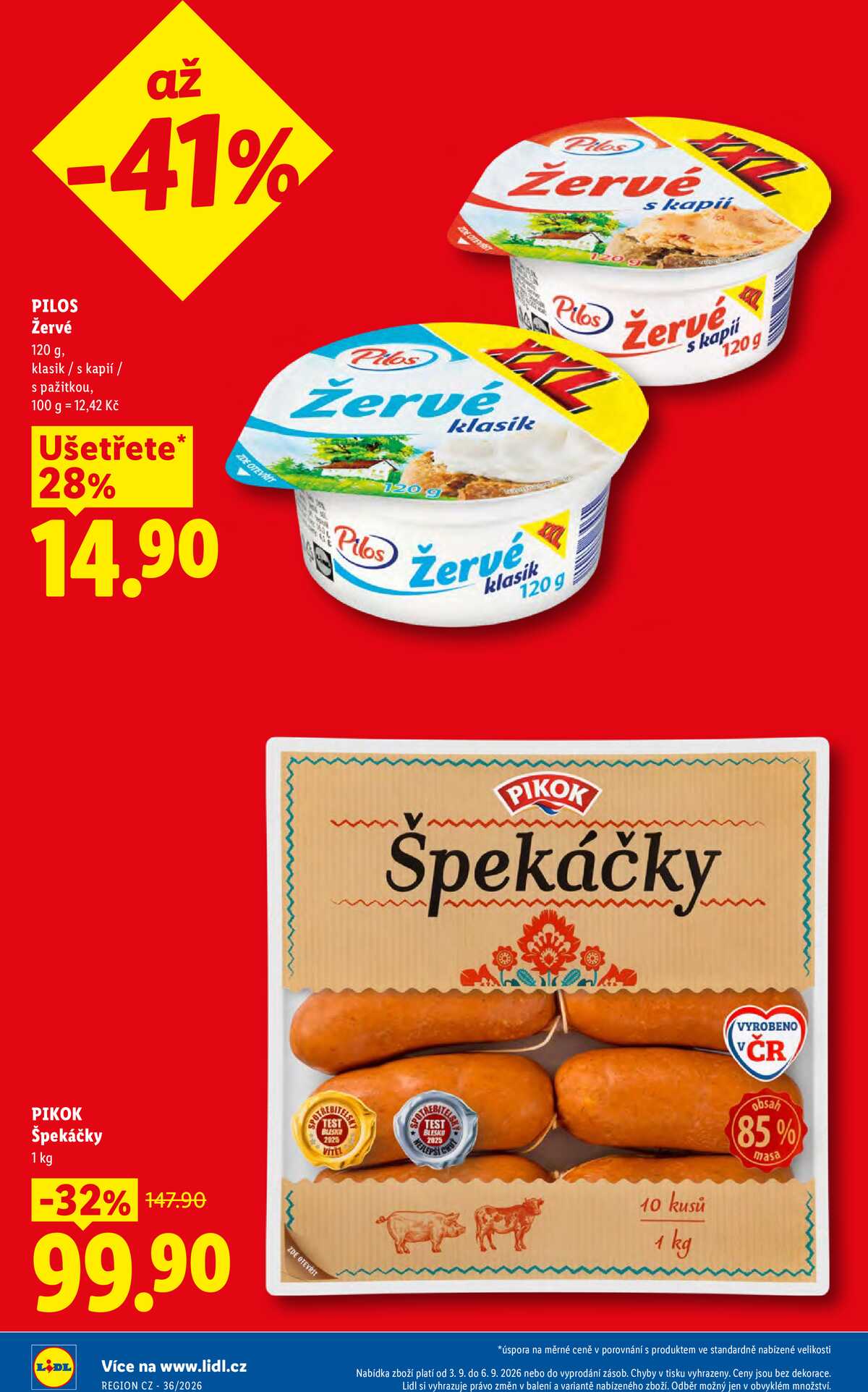 Lidl Čtvrtek od 3.9. do 6.9.2026 strana 8
