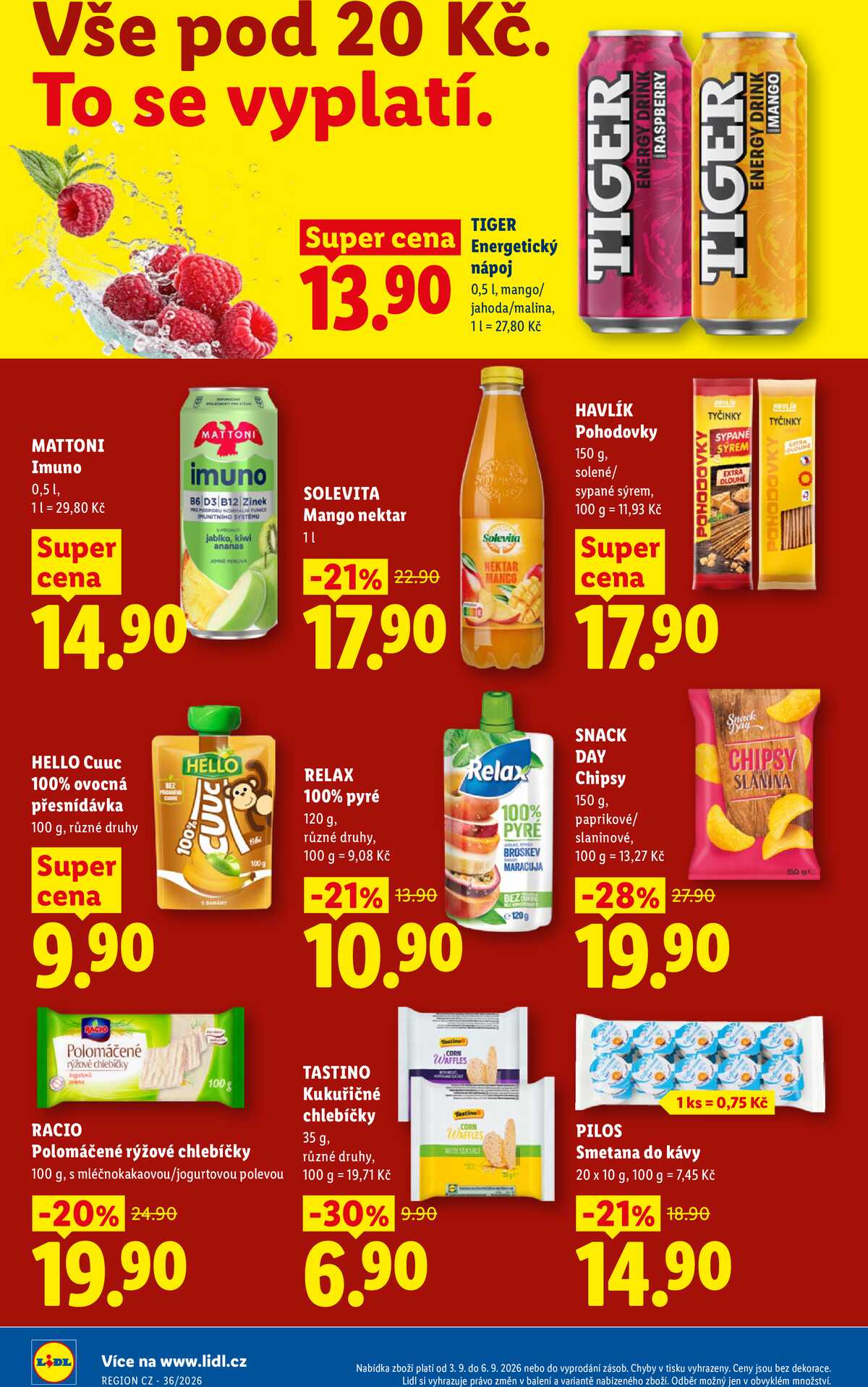 Lidl Čtvrtek od 3.9. do 6.9.2026 strana 22